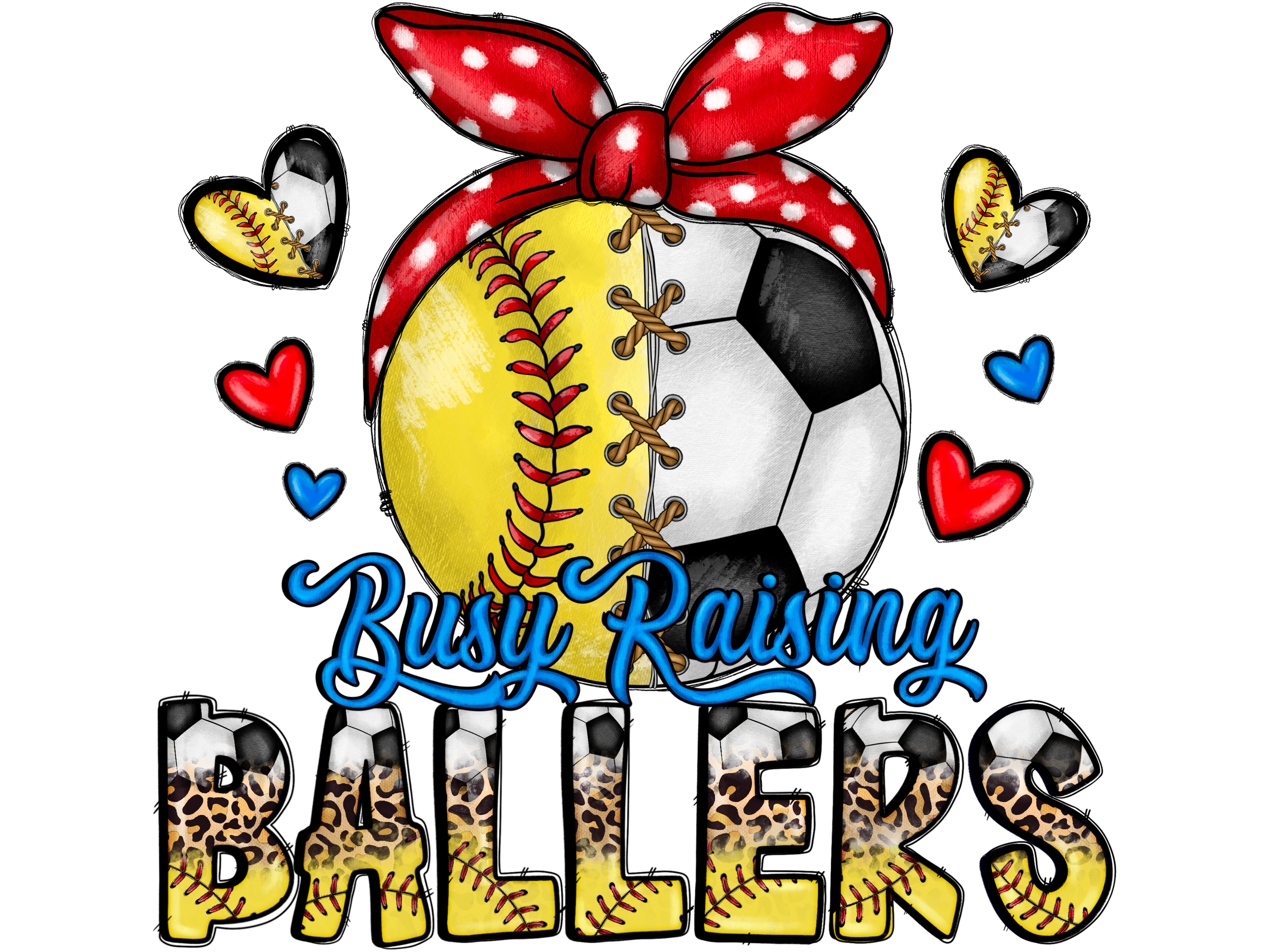 Busy Raising Soccer Players DTF Transfer