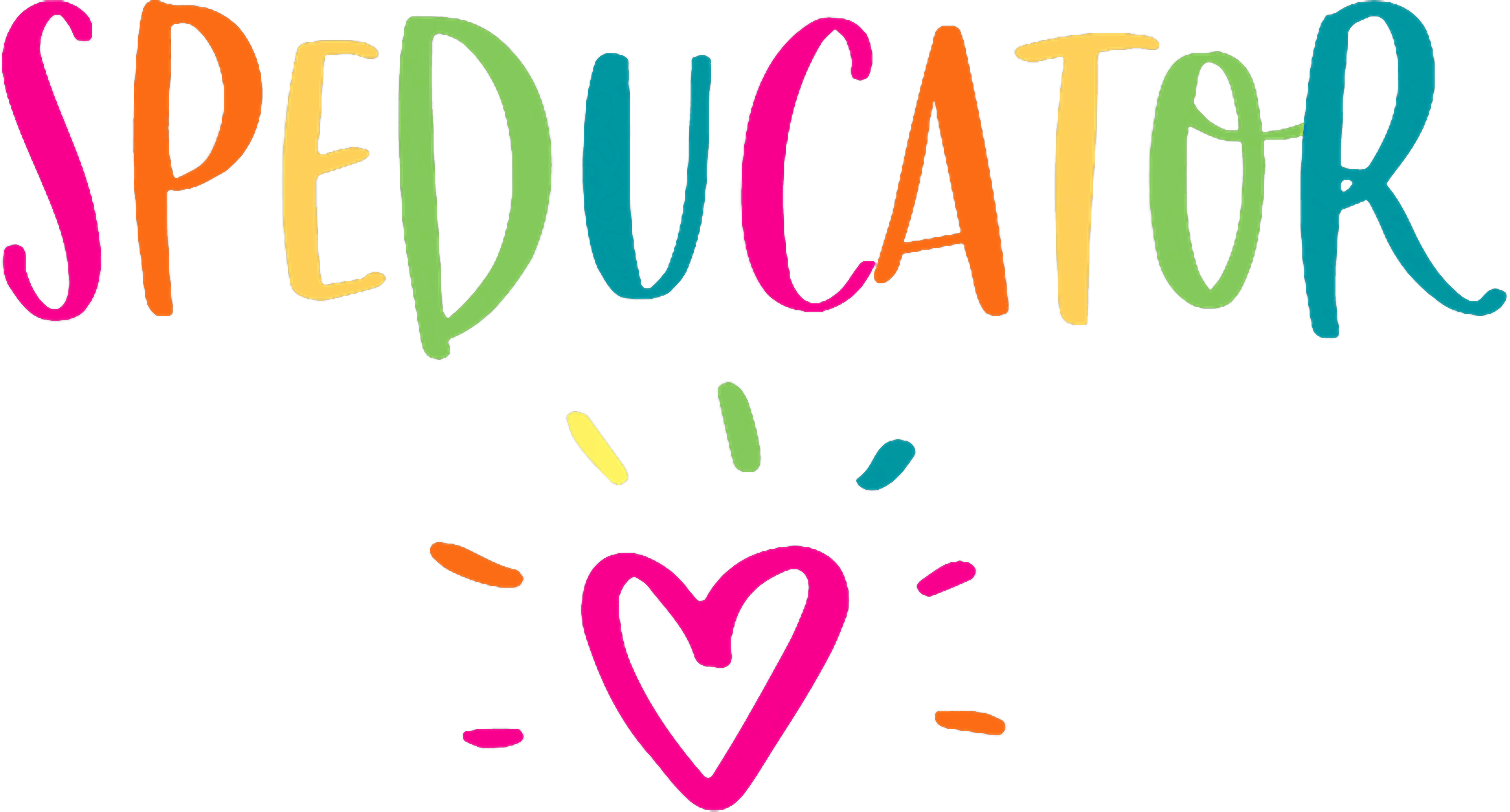 Colorful Special Educator DTF Transfer