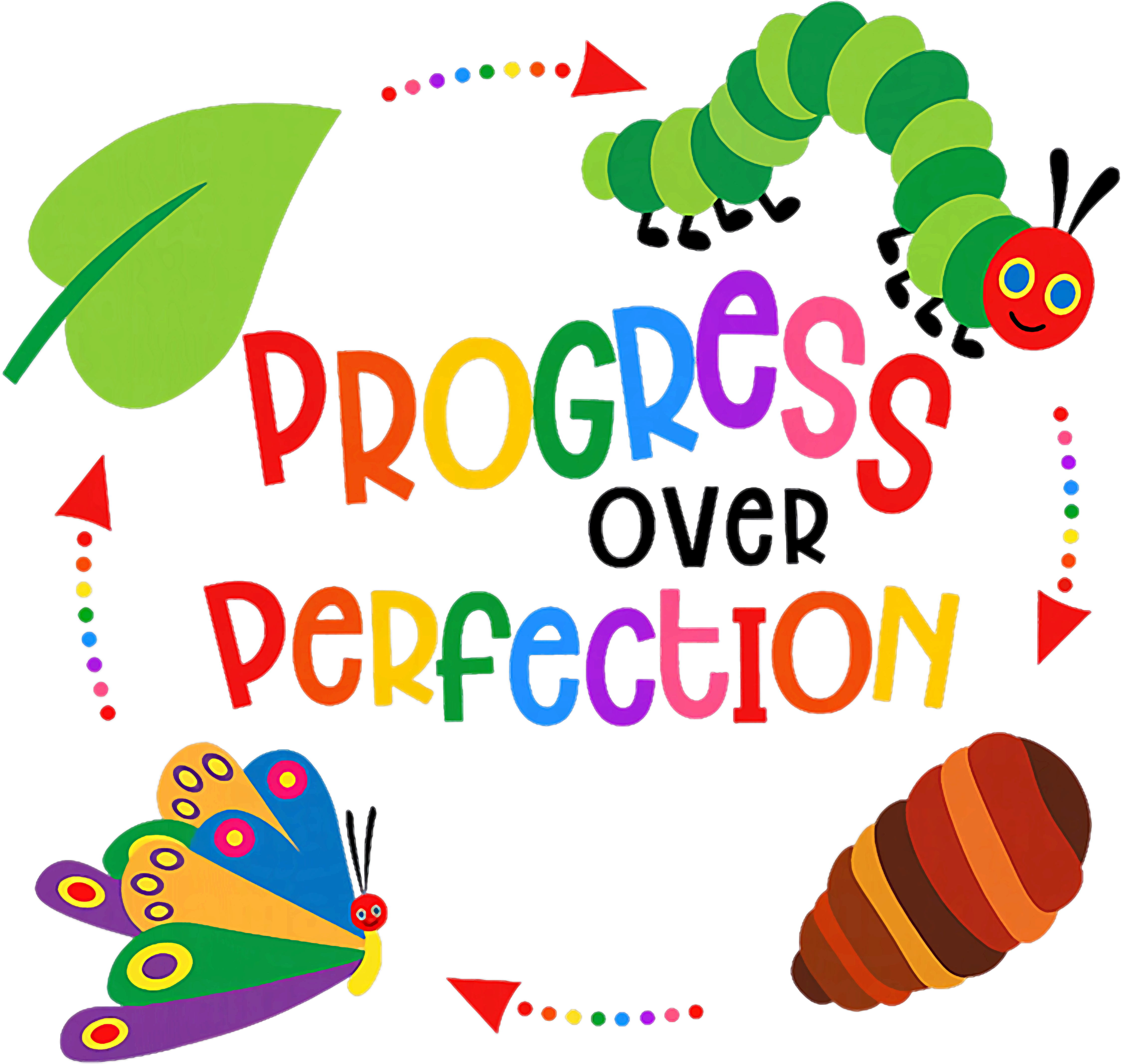 Progress Over Perfection DTF Transfer