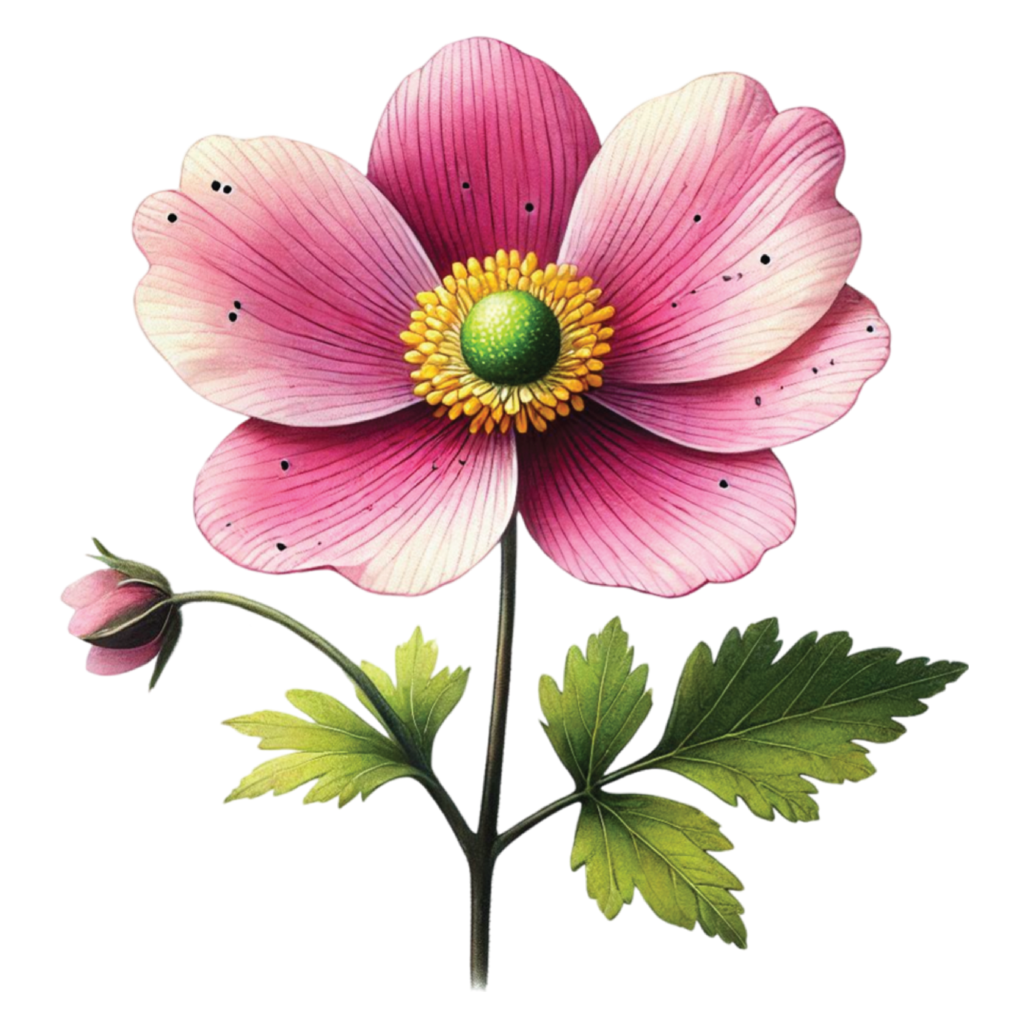Pink Spring Flower DTF Transfer