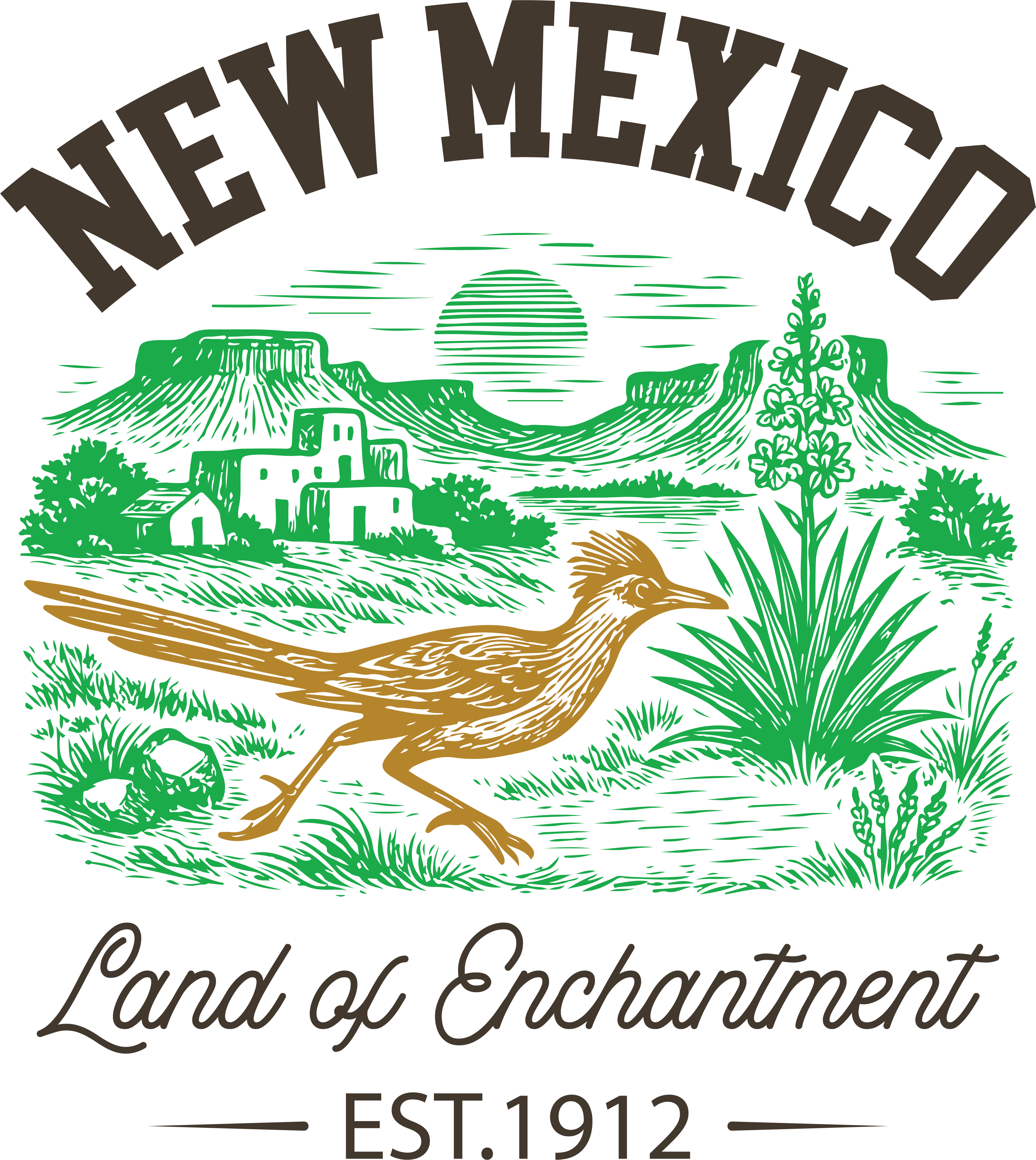 New Mexico Desert Enchantment DTF Transfer