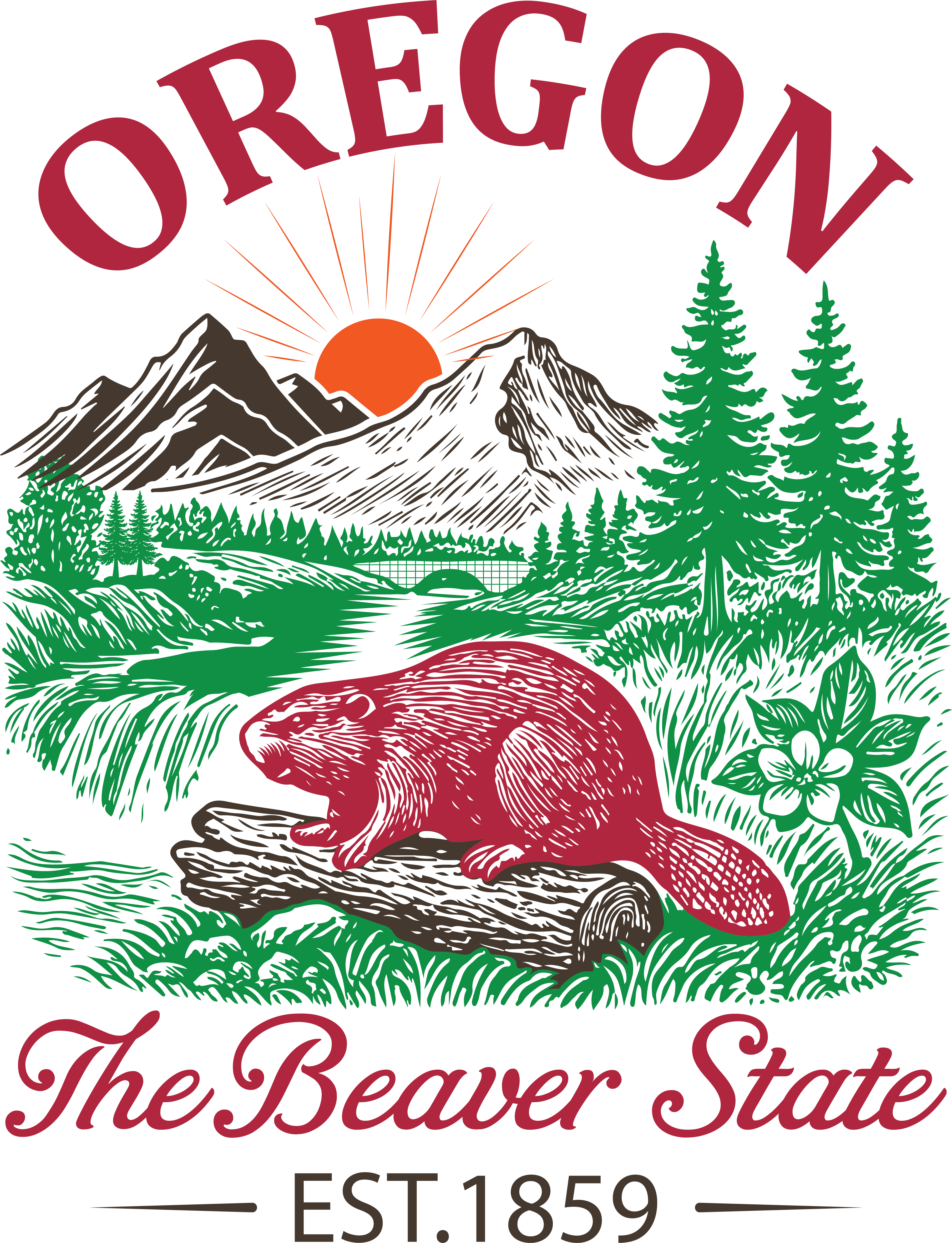 Oregon Beaver State Wilderness DTF Transfer