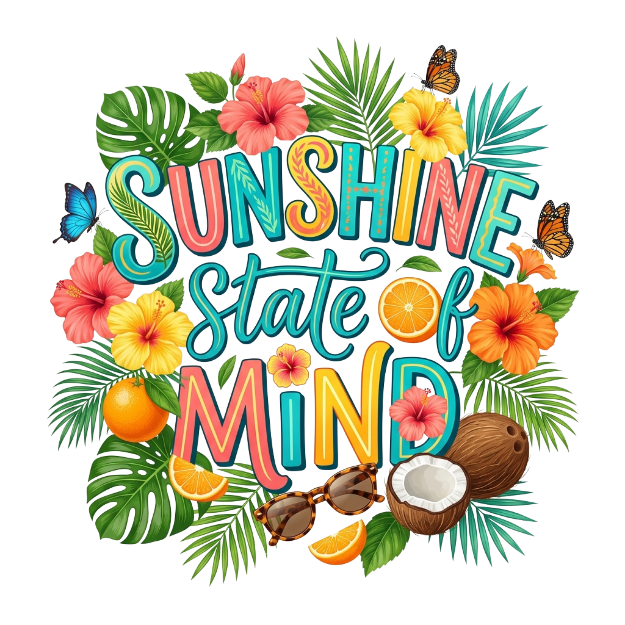 Sunshine State Of Mind DTF Transfer