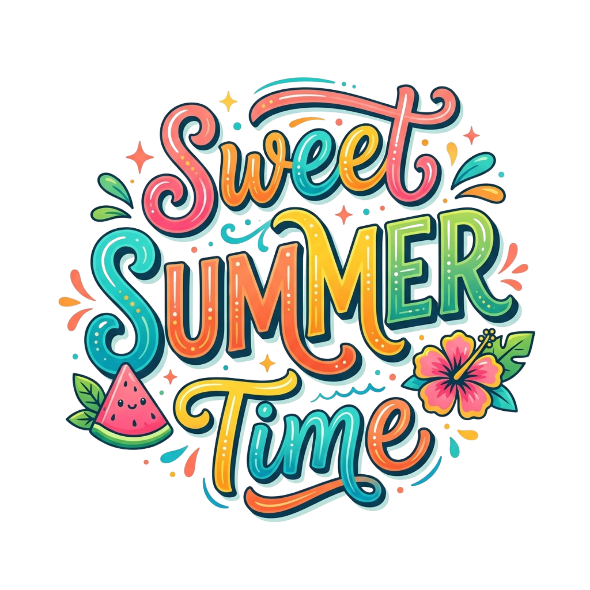 Sweet Summer Time DTF Transfer