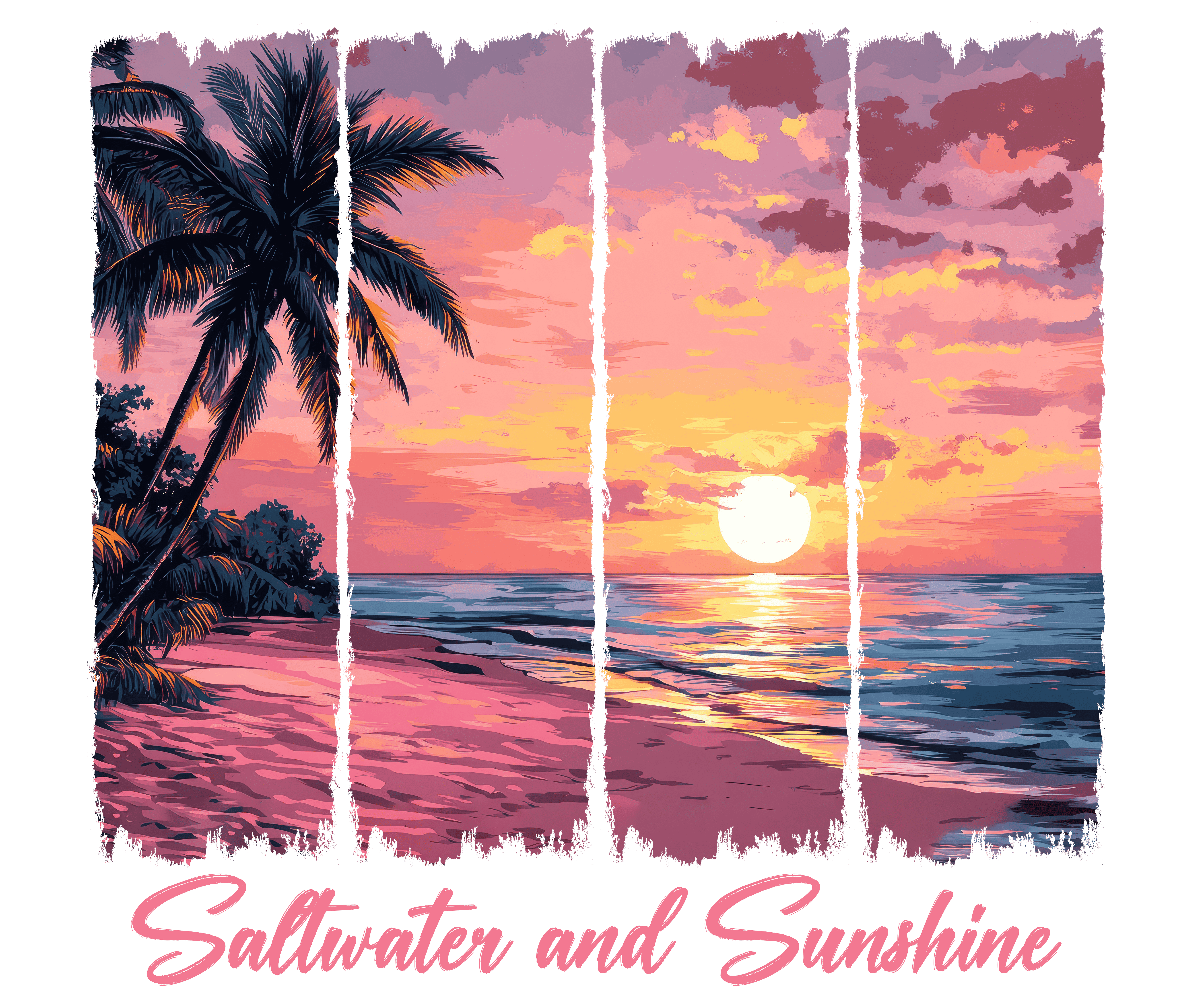 Saltwater And Sunshine DTF Transfer