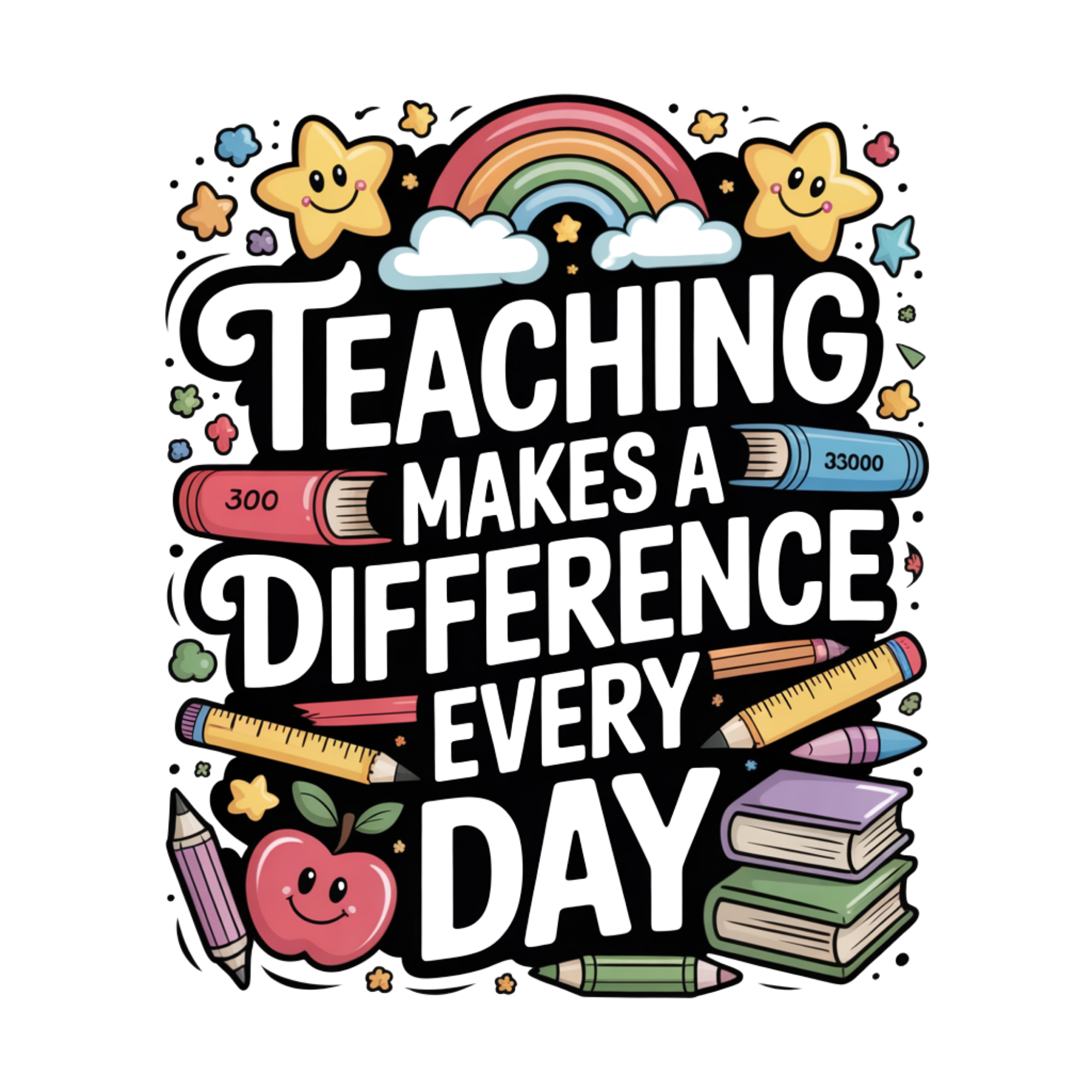 Teaching Makes A Difference Every Day DTF Transfer