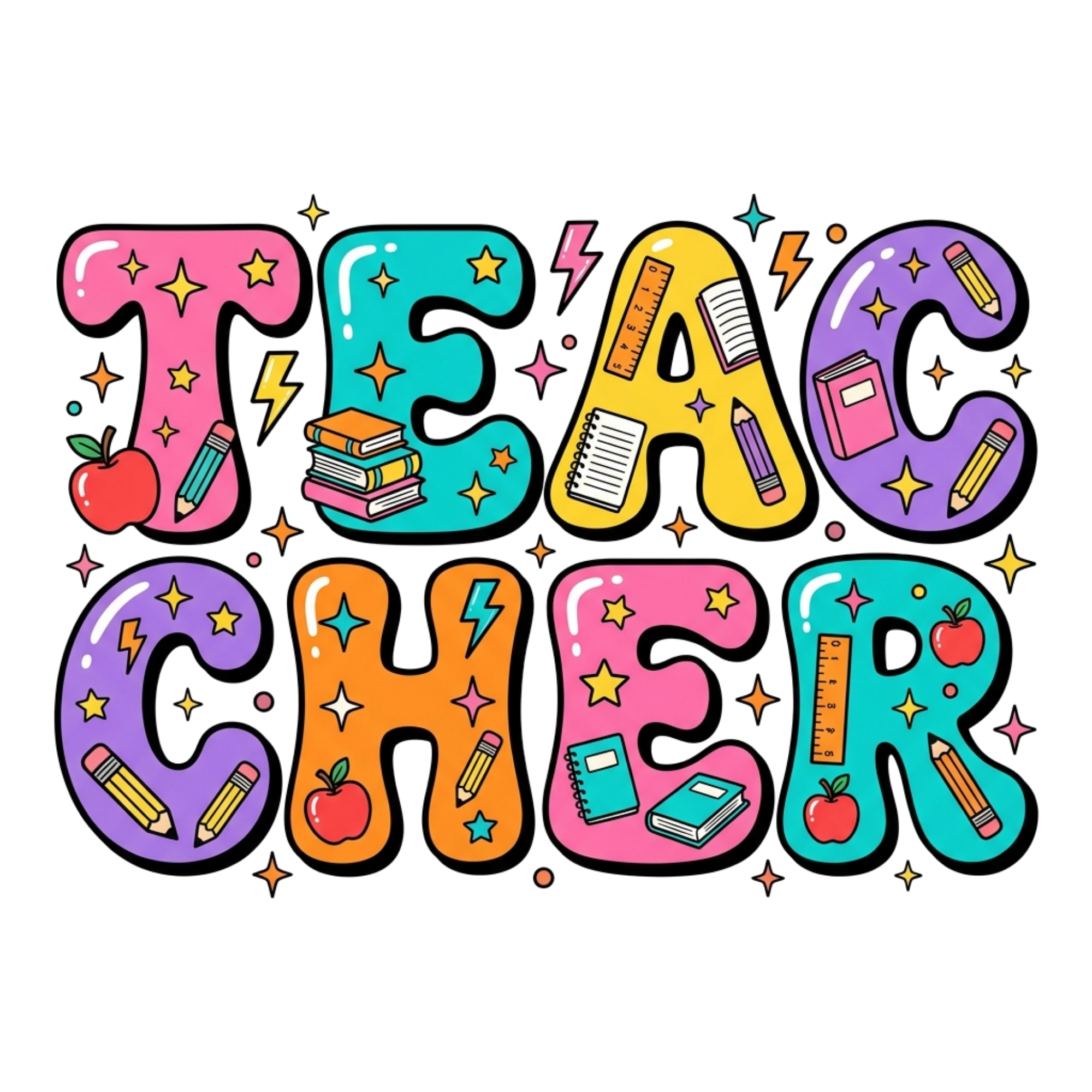 Teacher Cheer DTF Transfer