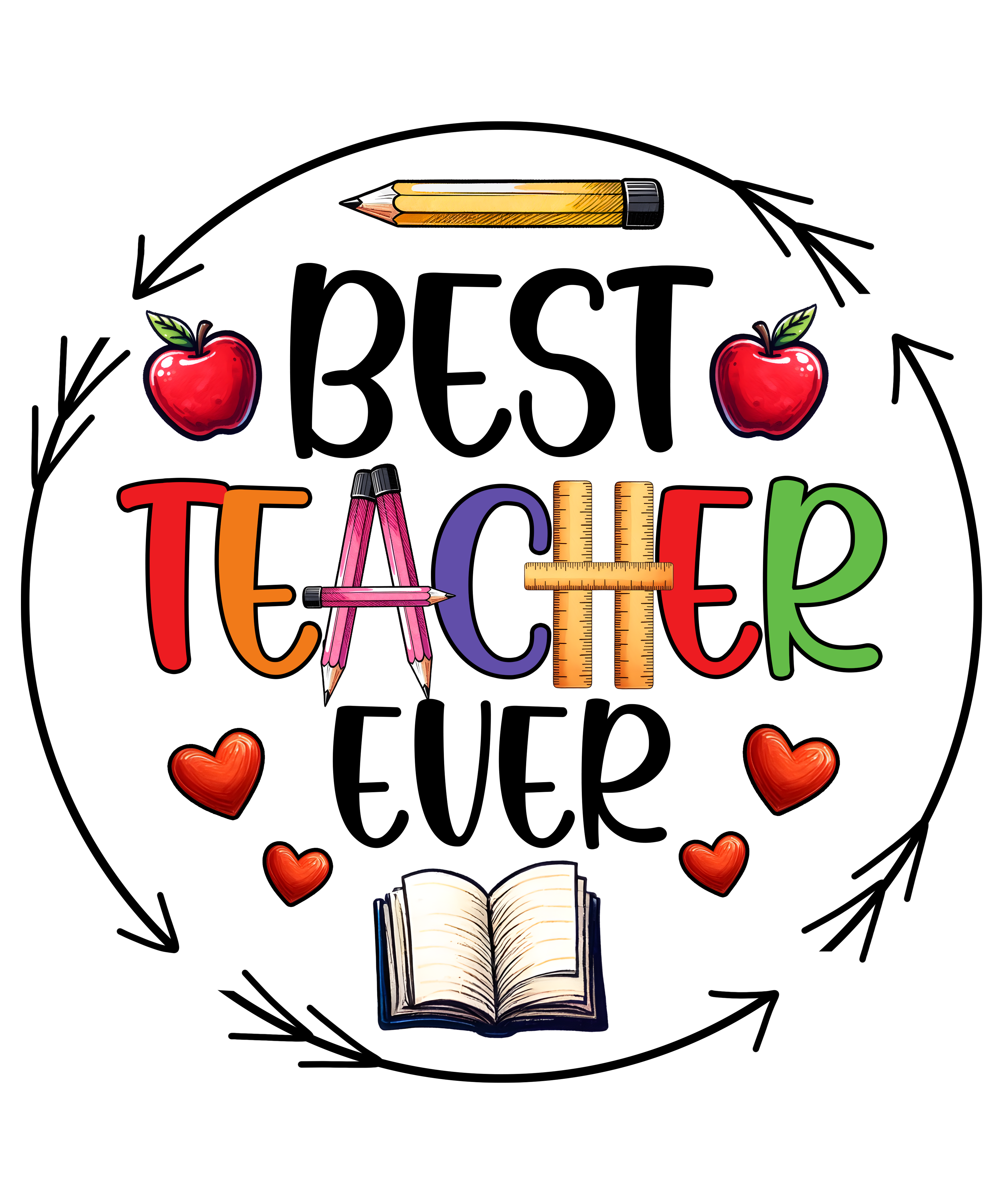 Beat Teacher Ever DTF Transfer