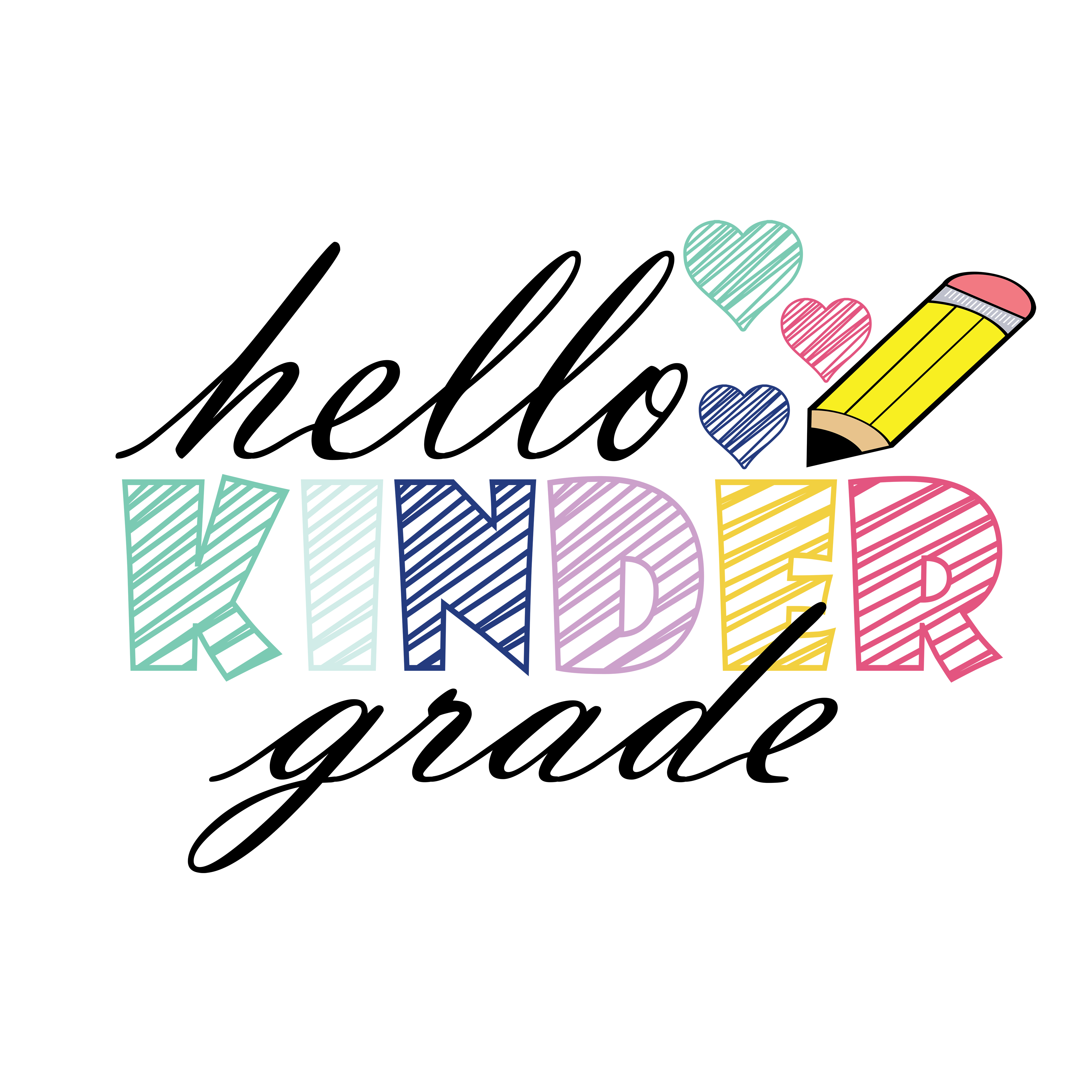 Kinder Teacher DTF Transfer