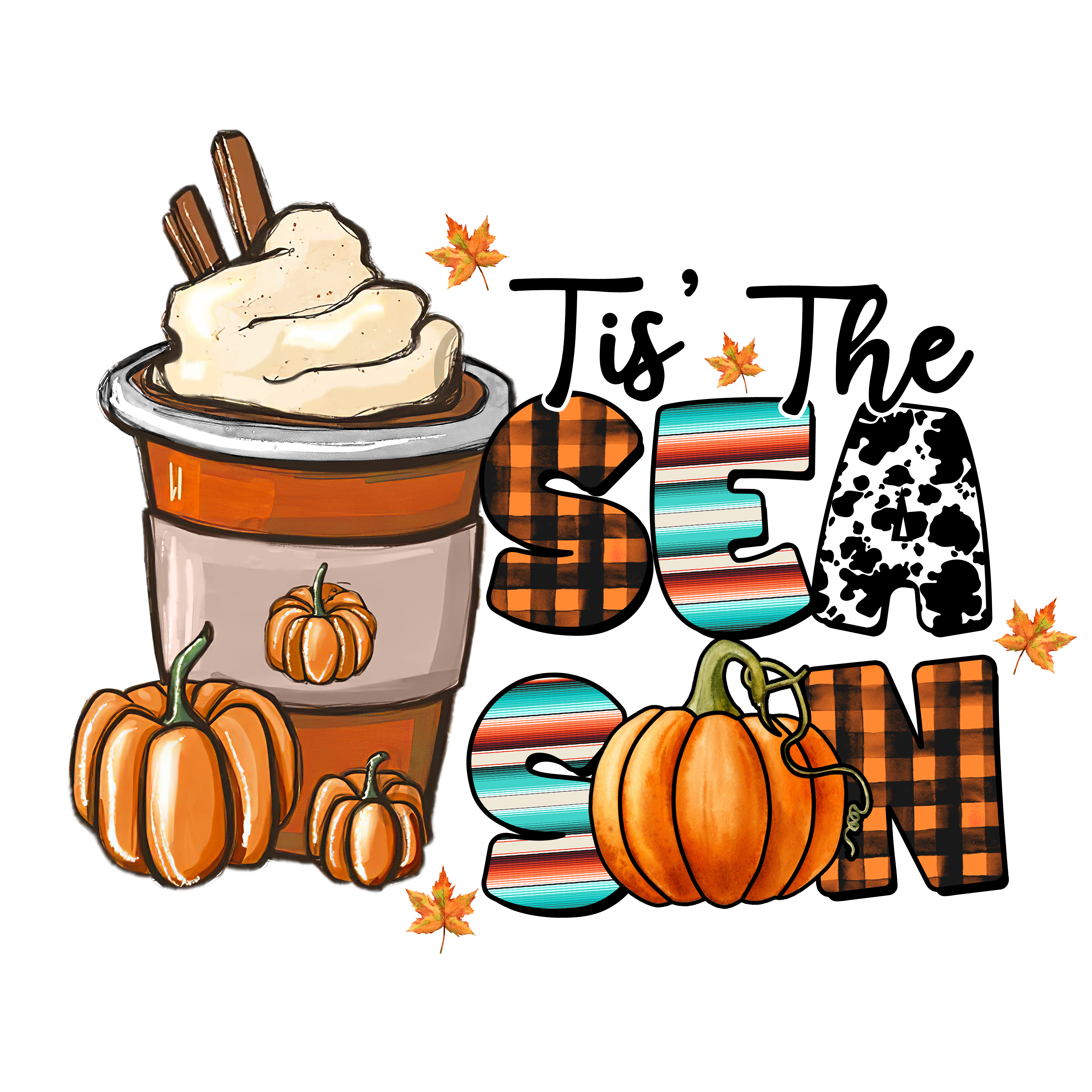 Pumpkin Spice Season DTF Transfer