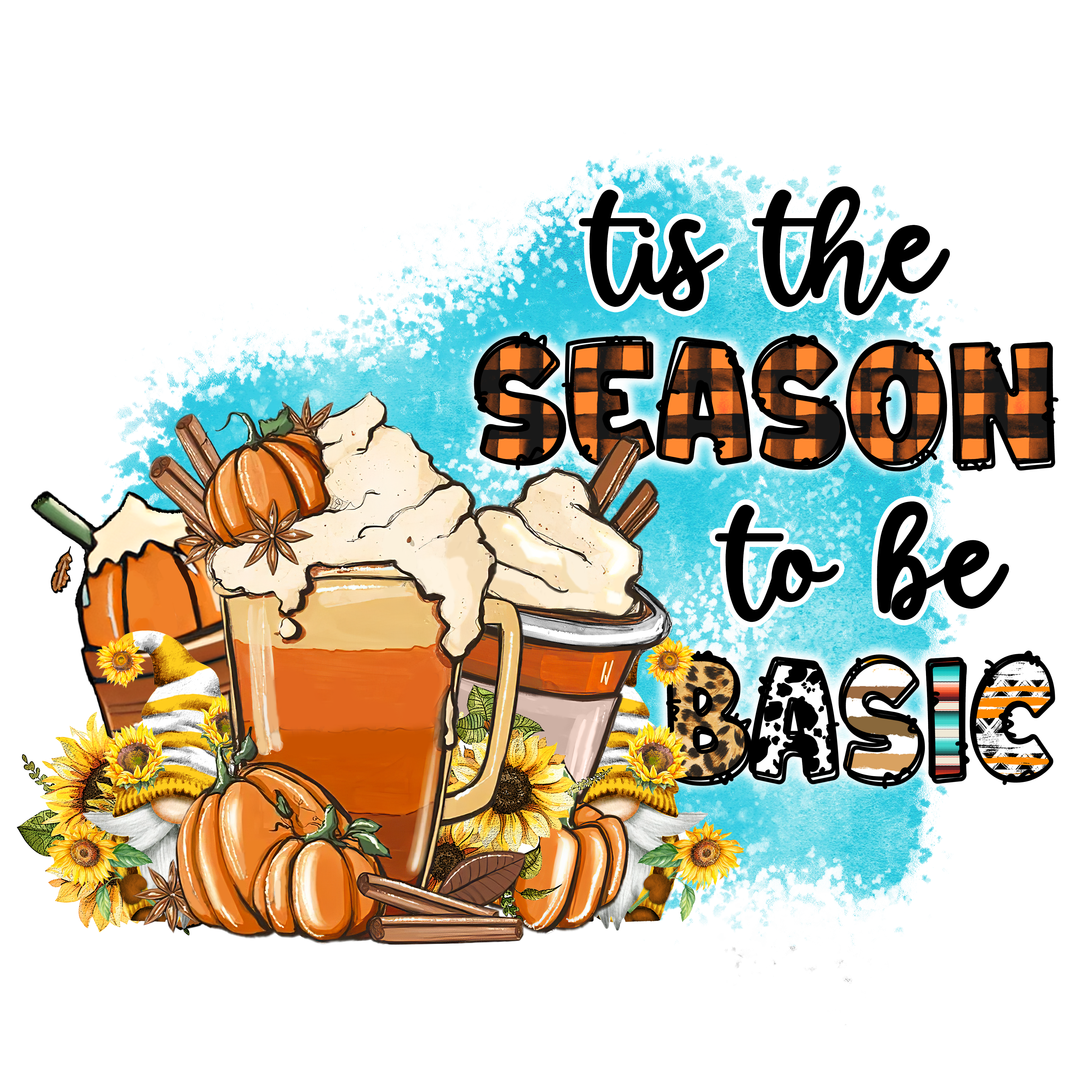 Pumpkin Spice Season DTF Transfer