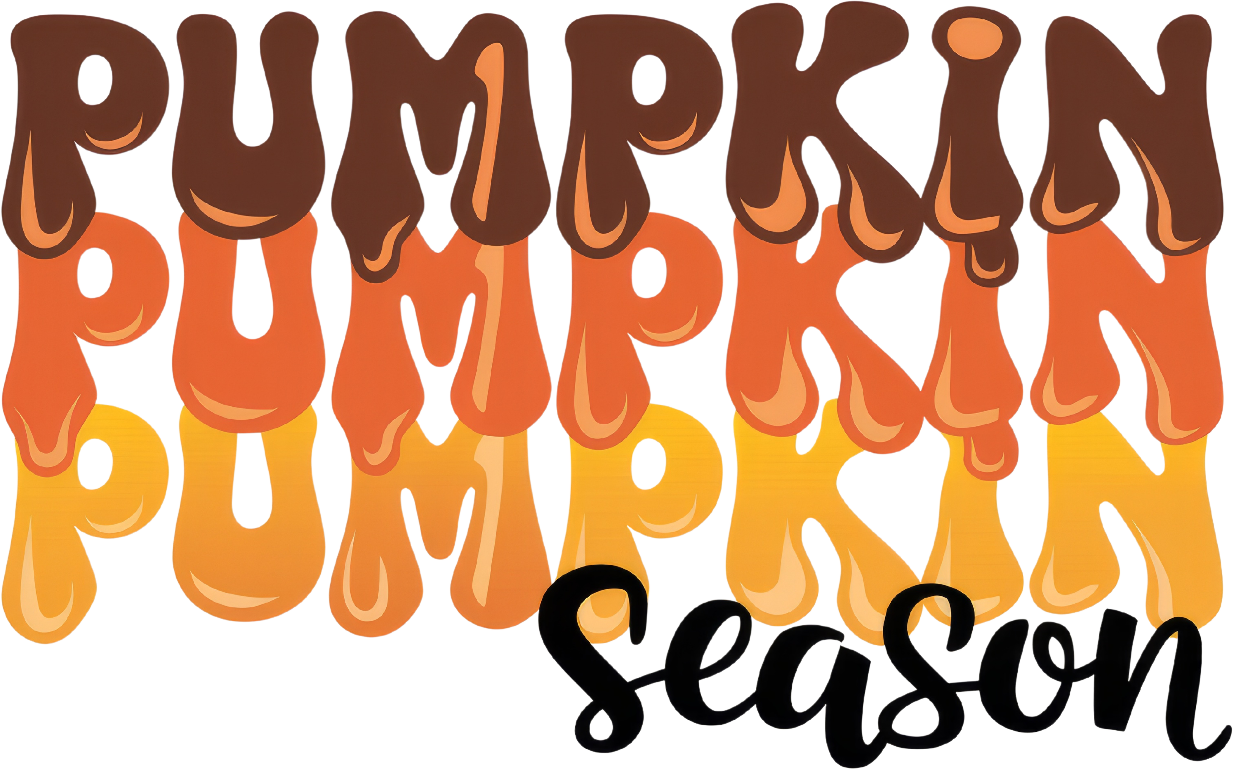 Pumpkin Season DTF Transfer