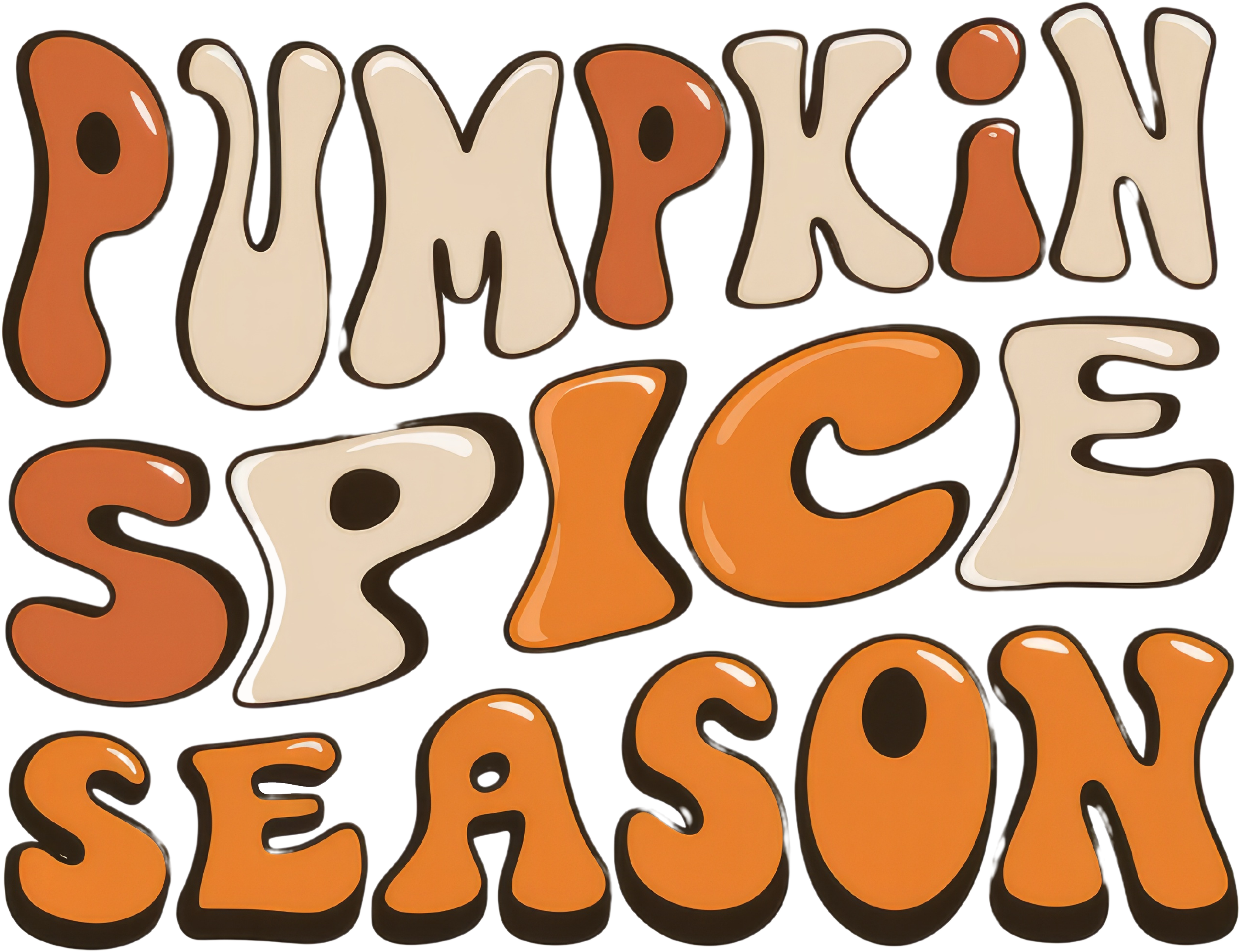 Pumpkin Spice Season DTF Transfe