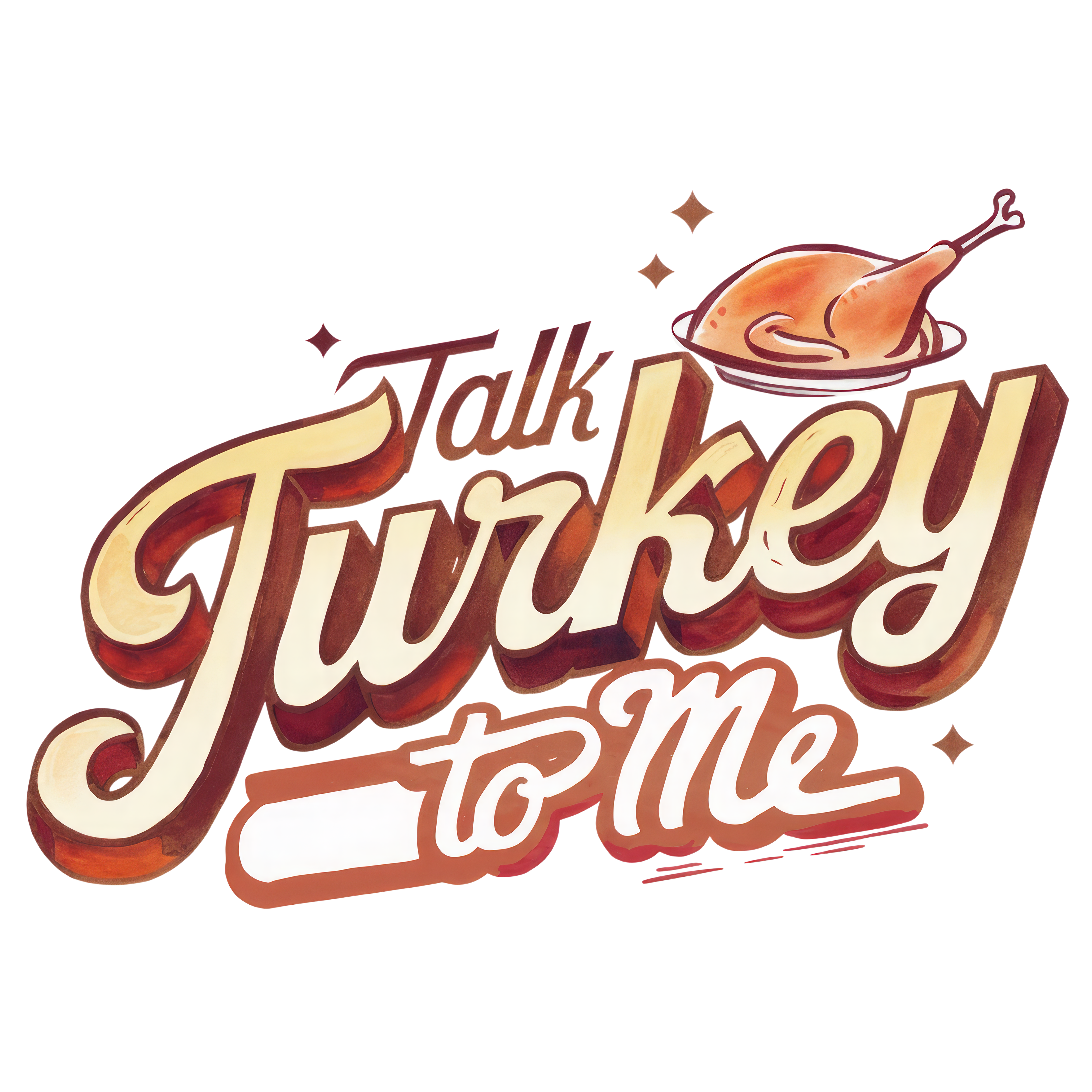 Talk Turkey To Me DTF Transfer