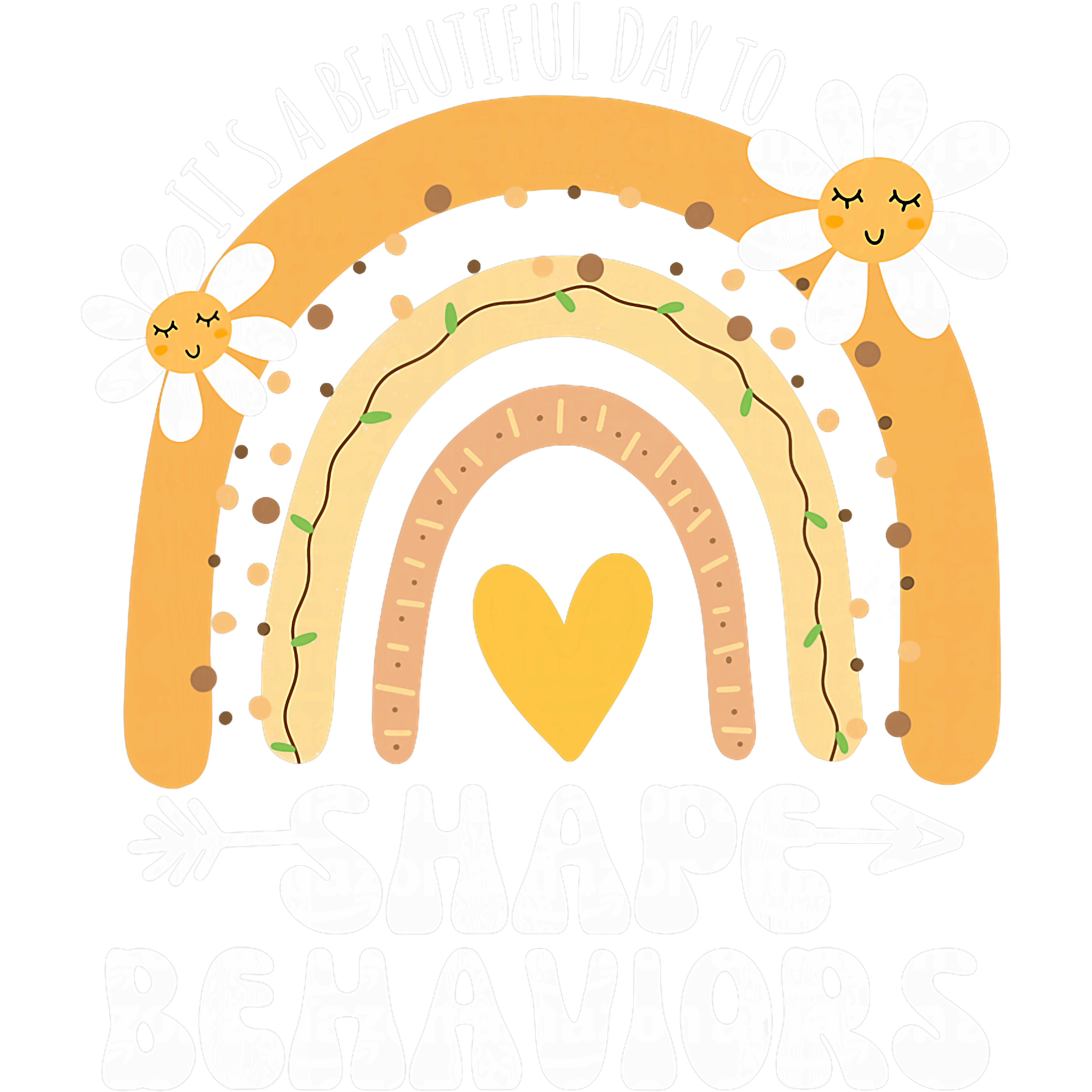 Shape Behaviors DTF Transfer