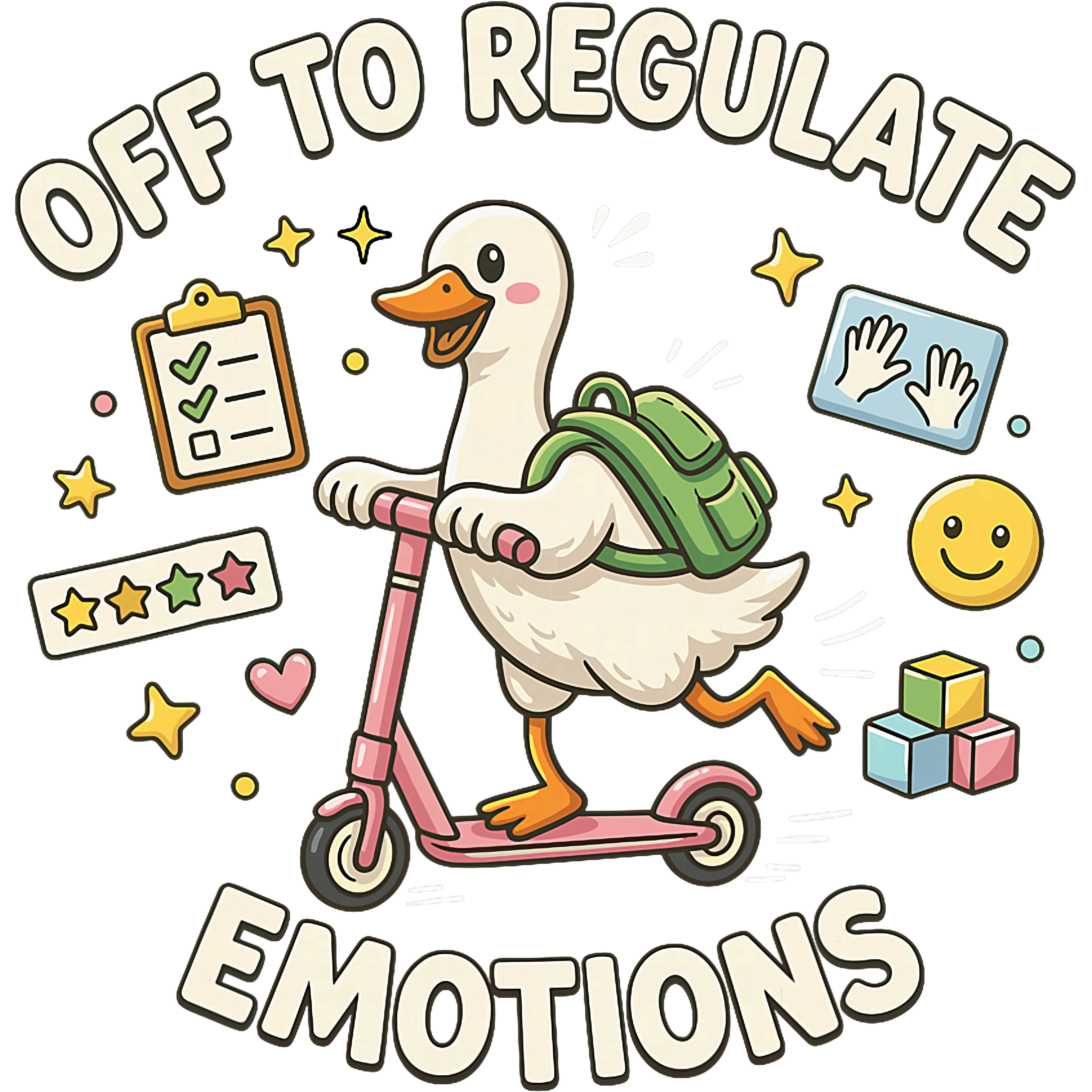 Regulate Your Emotions DTF Transfer