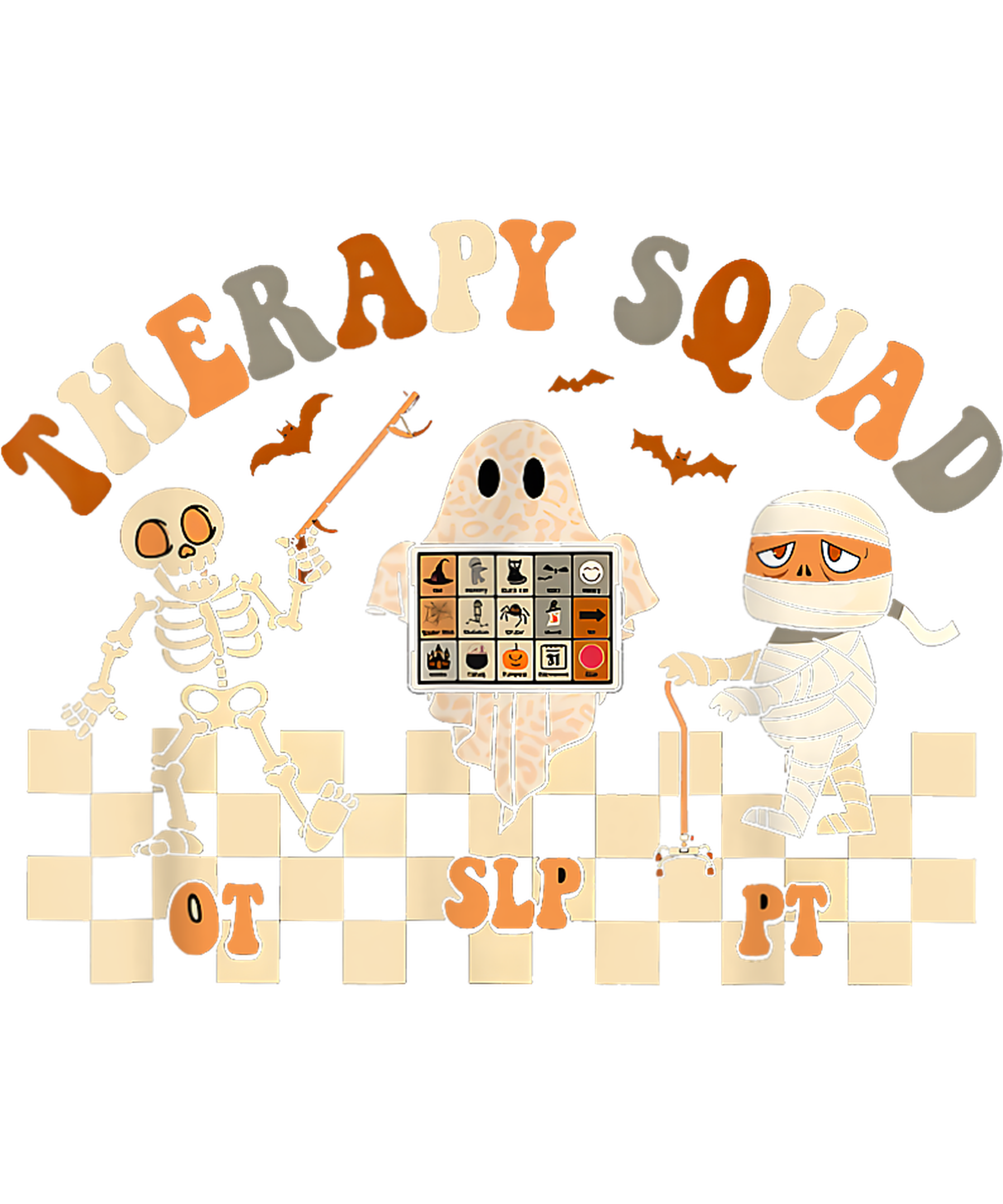 Therapy Squad OT SLP PT Halloween DTF Transfer