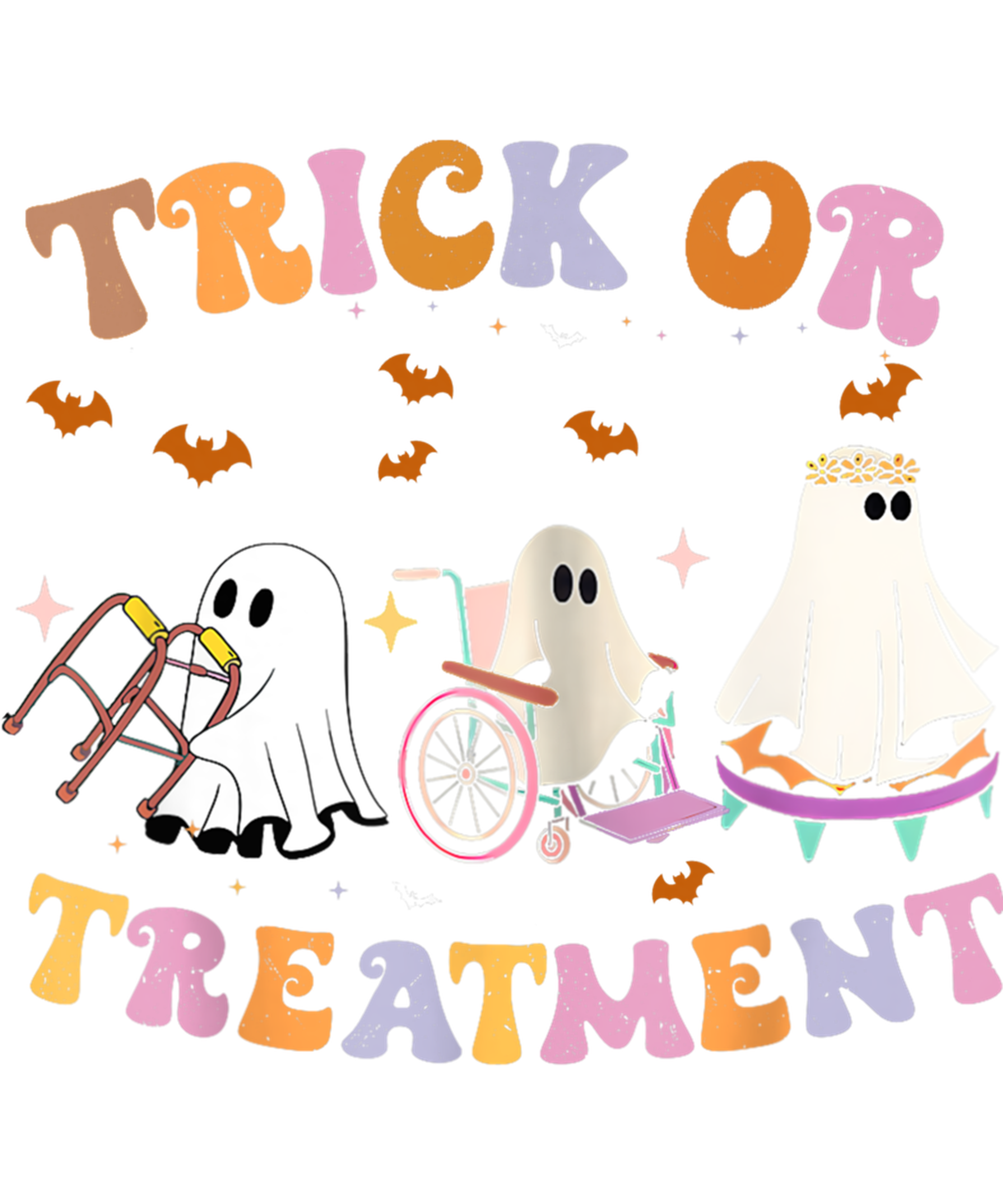 Trick Or Treatment Physical Therapy DTF Transfer
