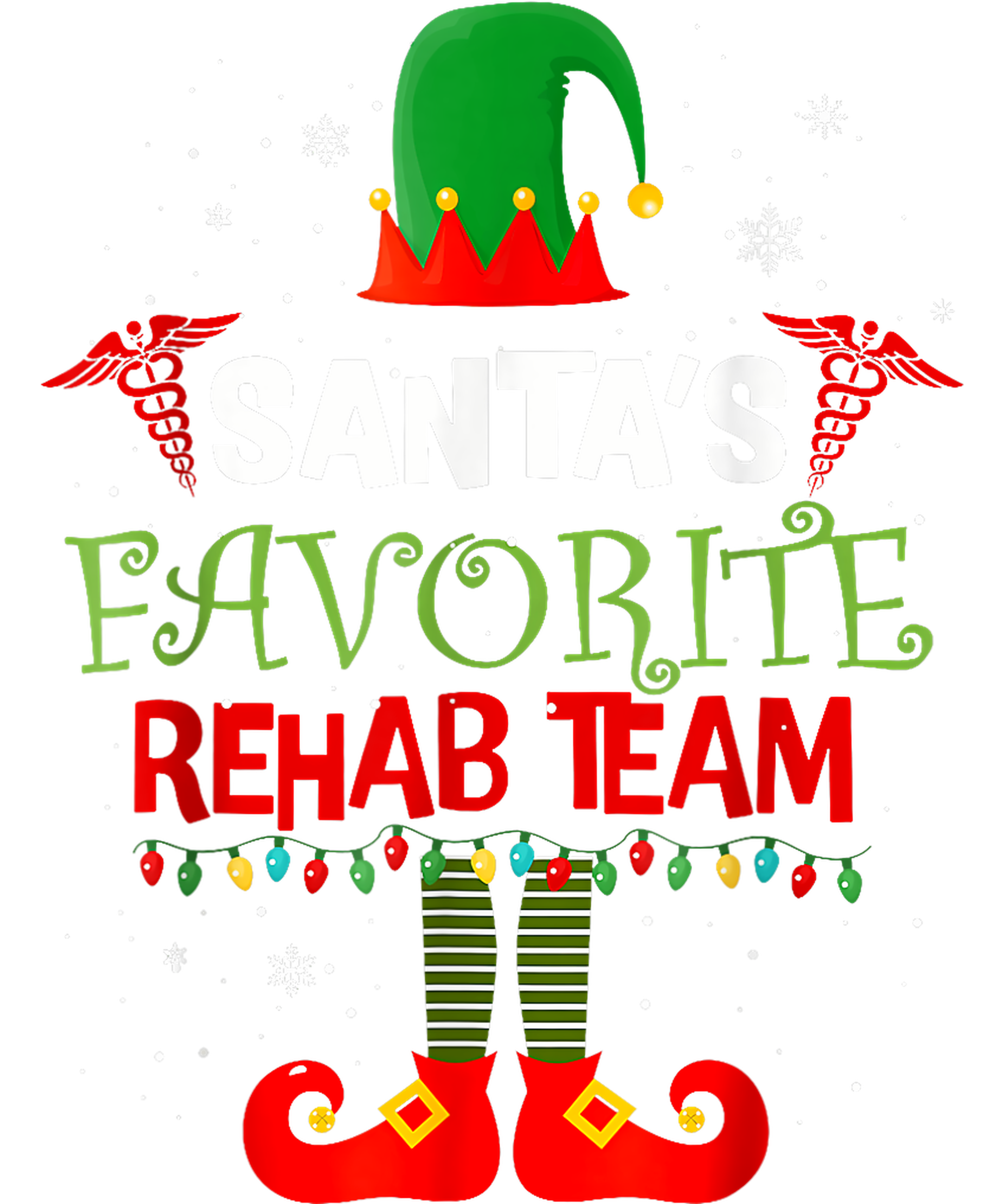 Santas Favorite Rehab Team DTF Transfer