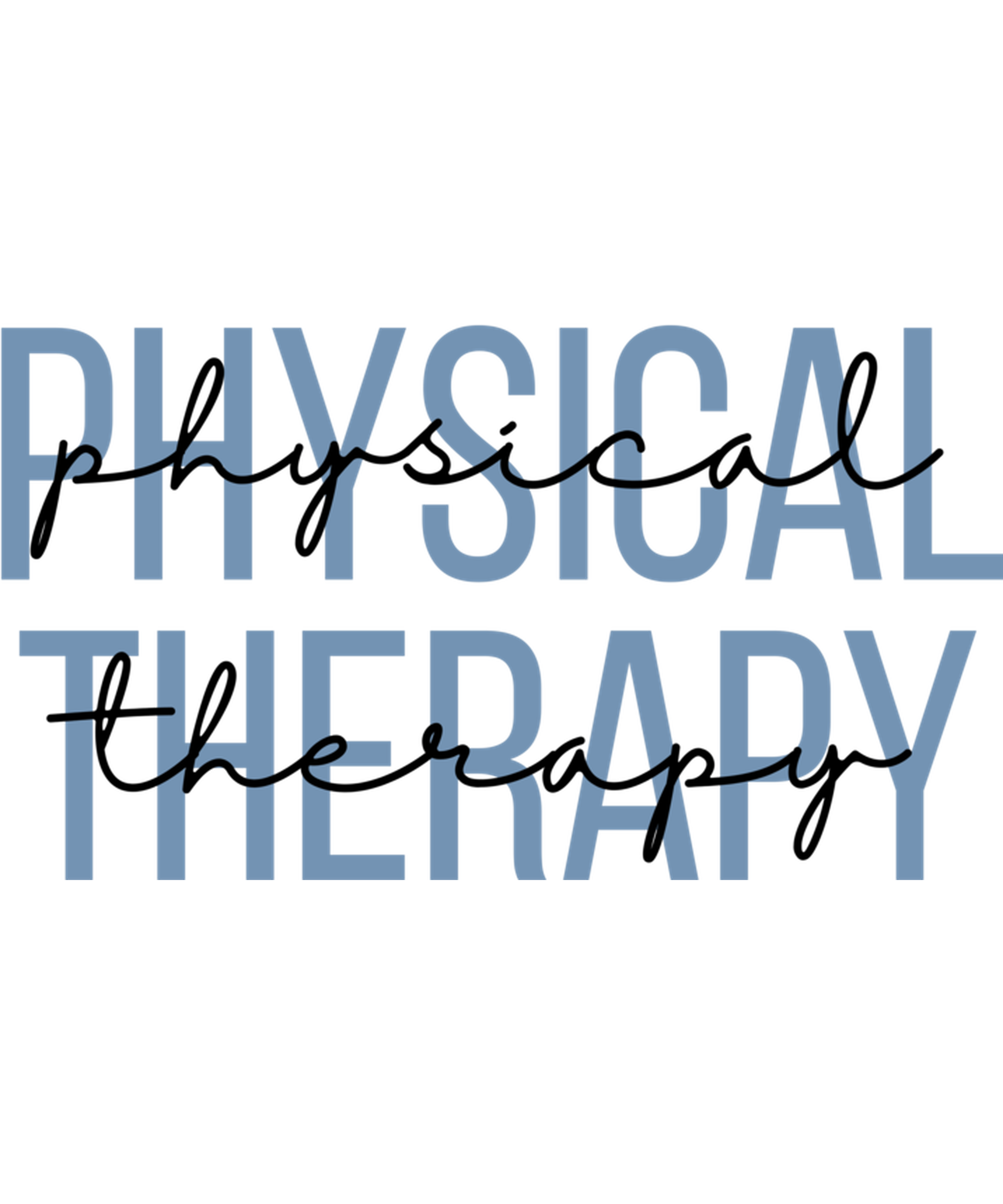 Physical Therapy Minimalist DTF Transfer