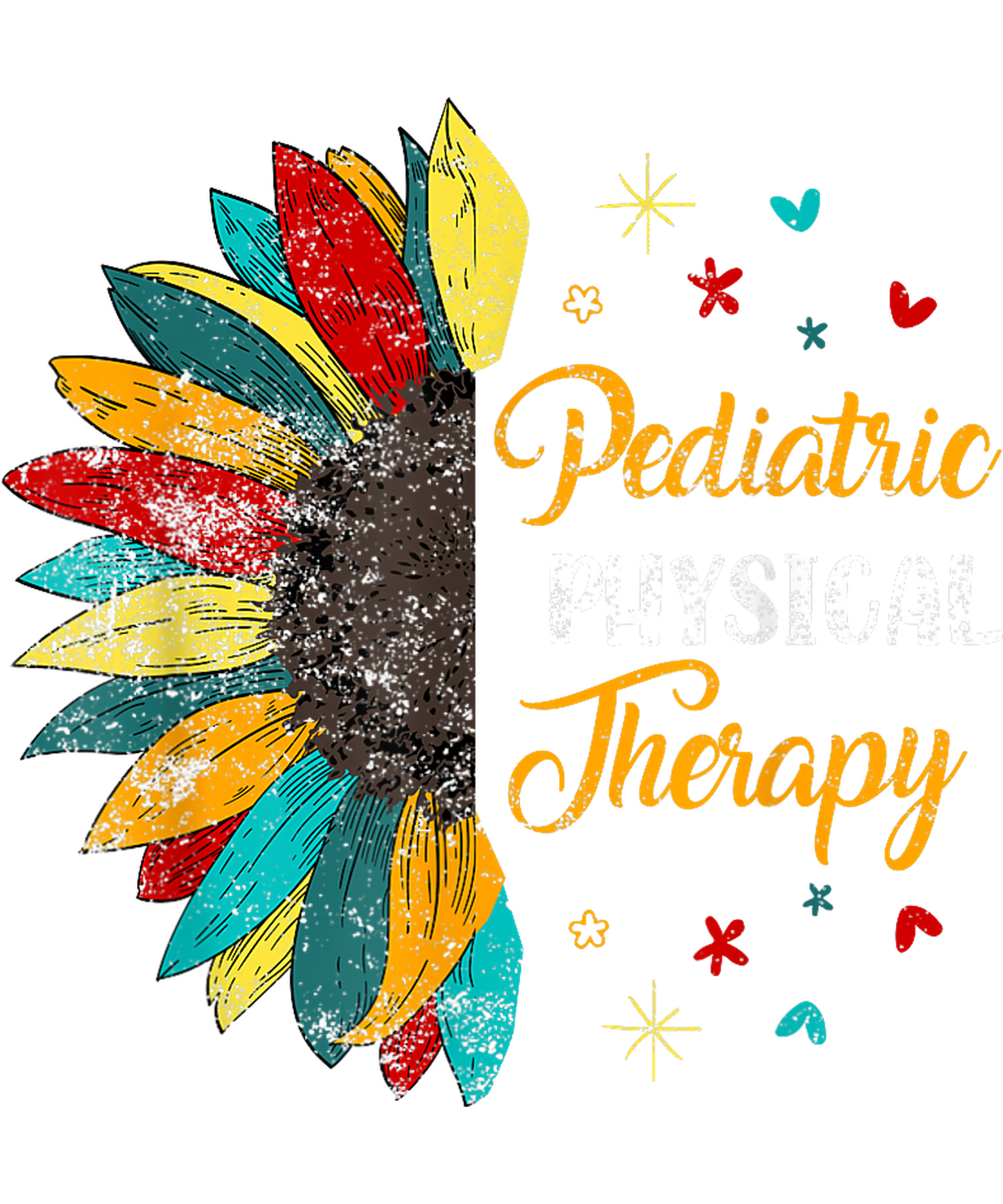 Pediatric Physical Therapy Sunflower DTF Transfer