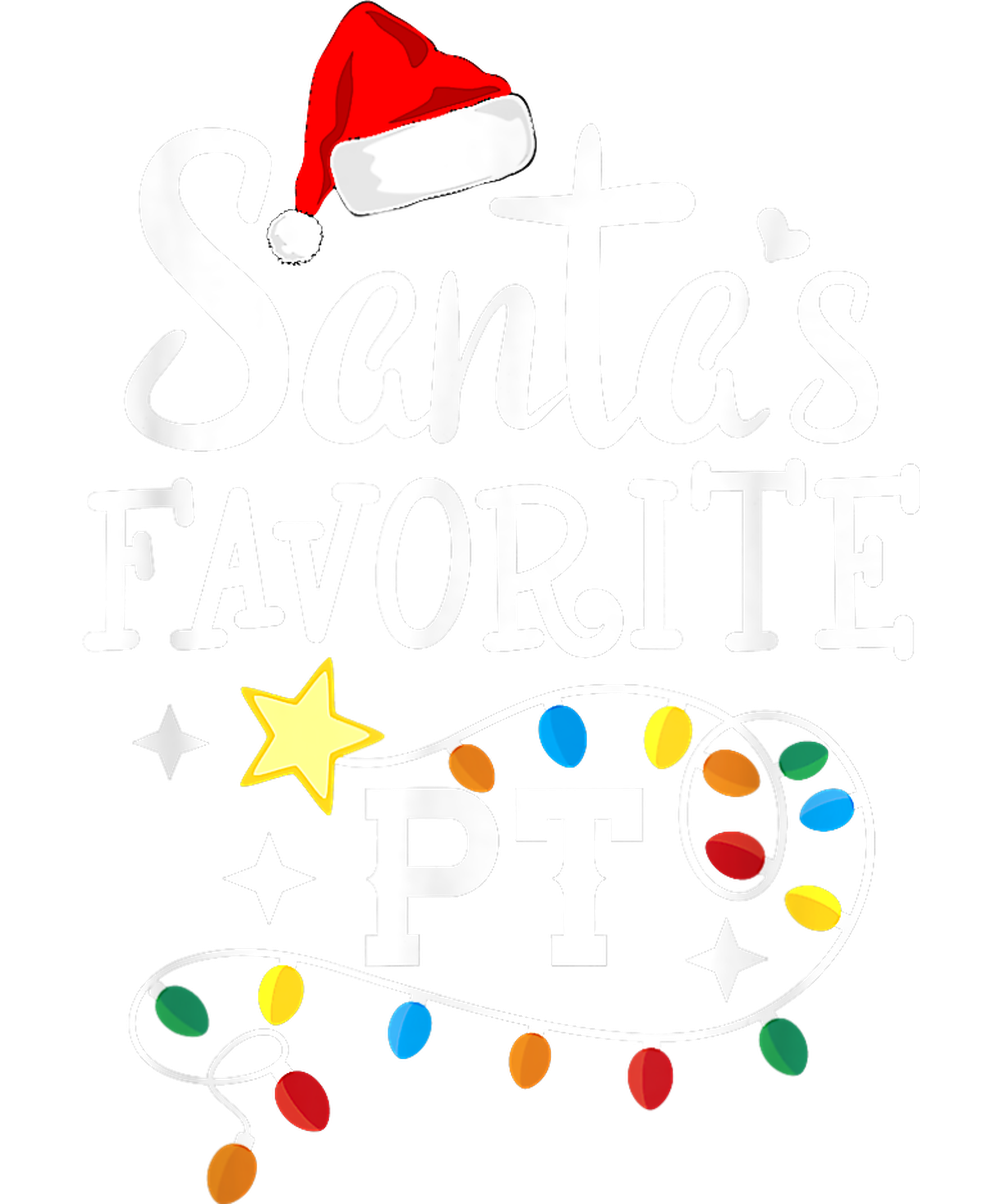 Santas Favorite PT Christmas DTF Transfer