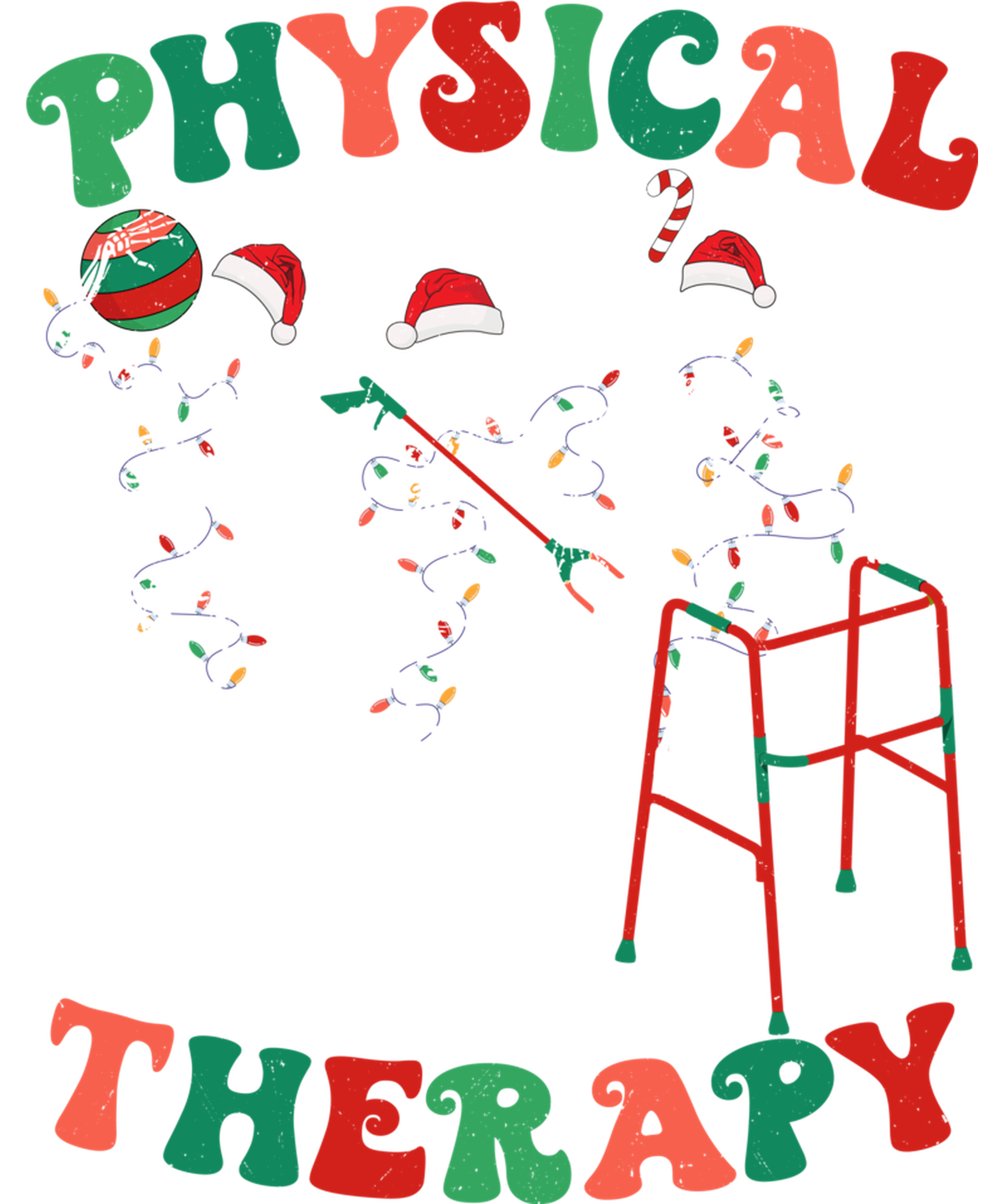 Physical Therapy Dancing Skeletons DTF Transfer