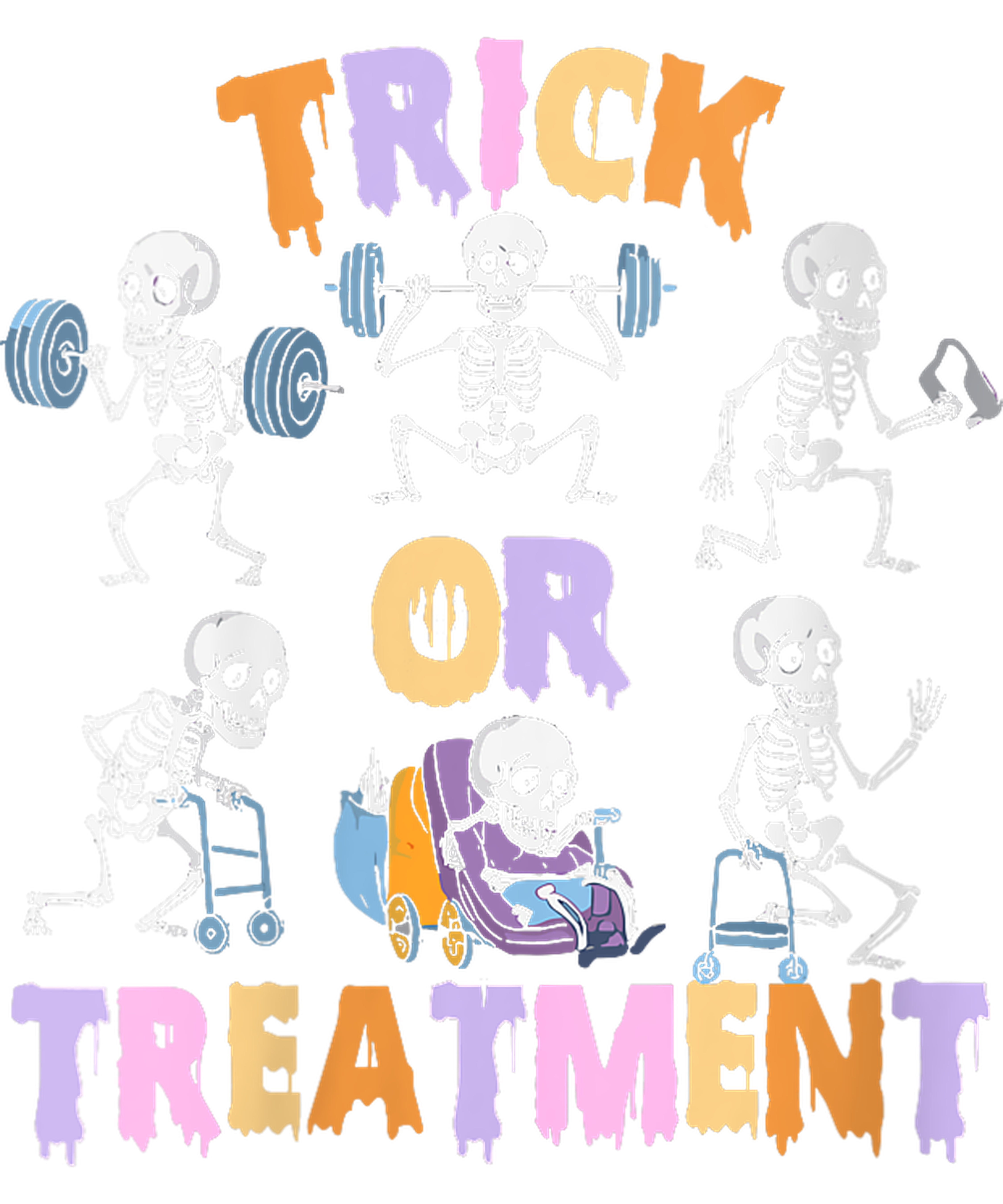 Trick Or Treatment Halloween Therapy DTF Transfer