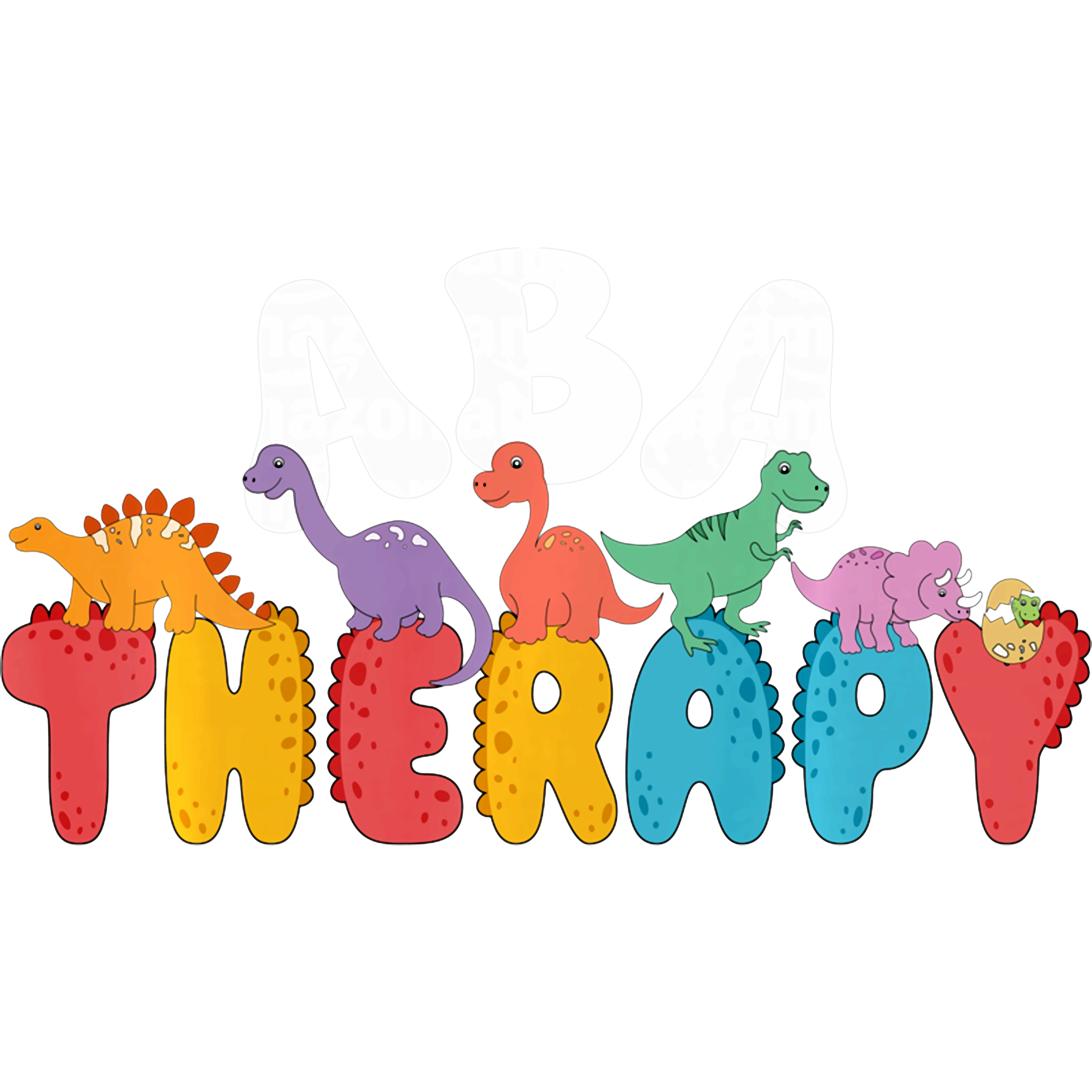 ABA Therapy Dinosaurs DTF Transfer