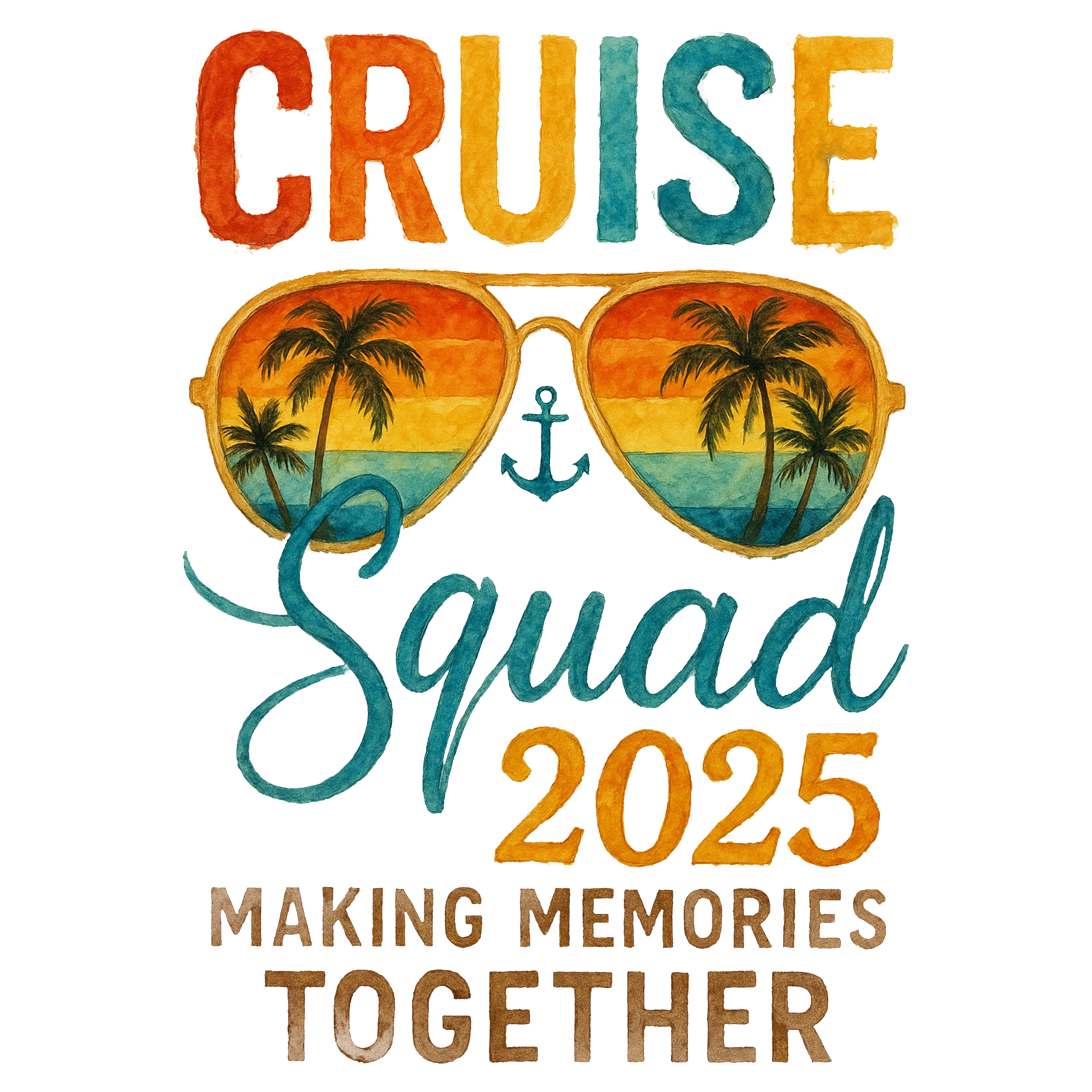Cruise Squad Making Memories DTF Transfer