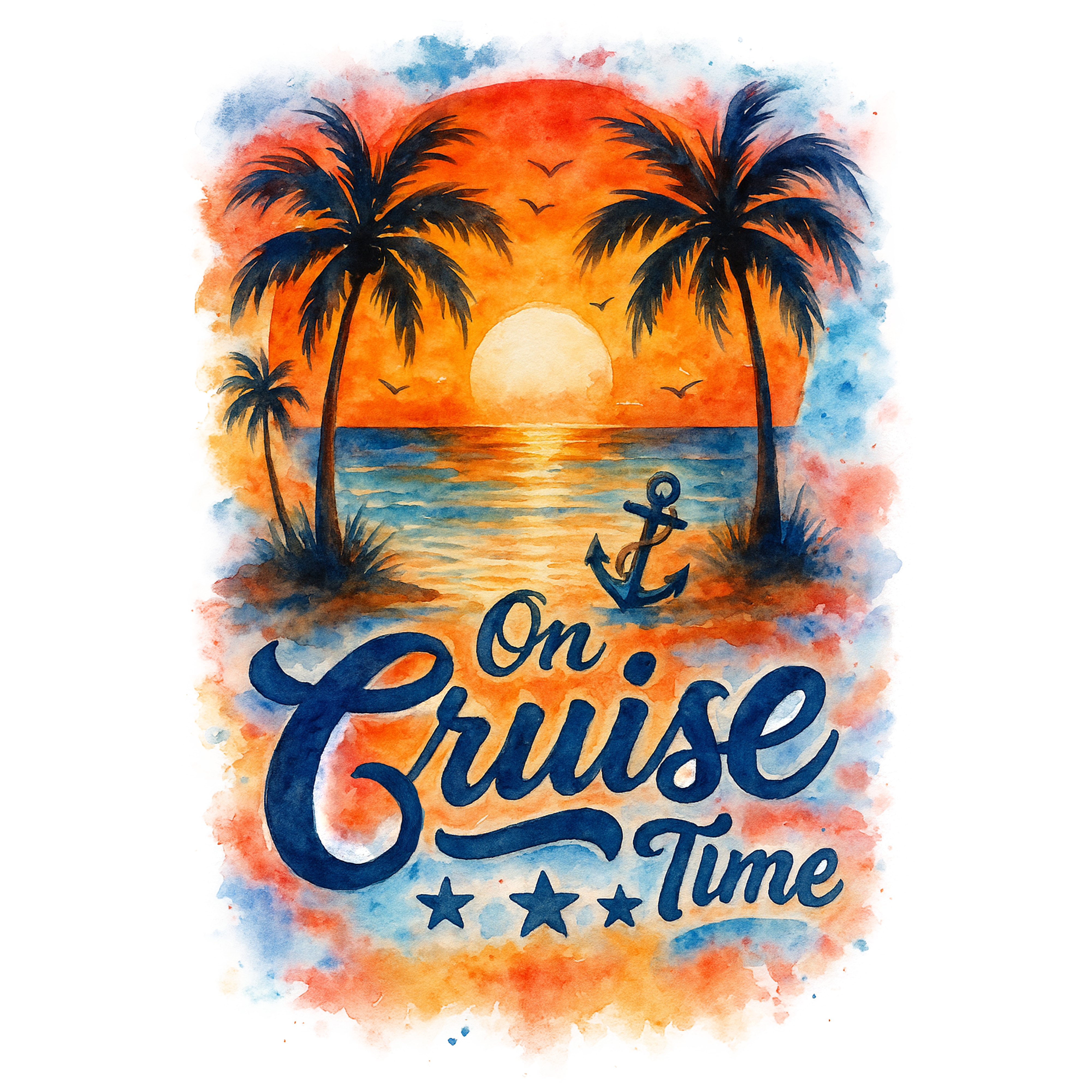 On Cruise Time DTF Transfer