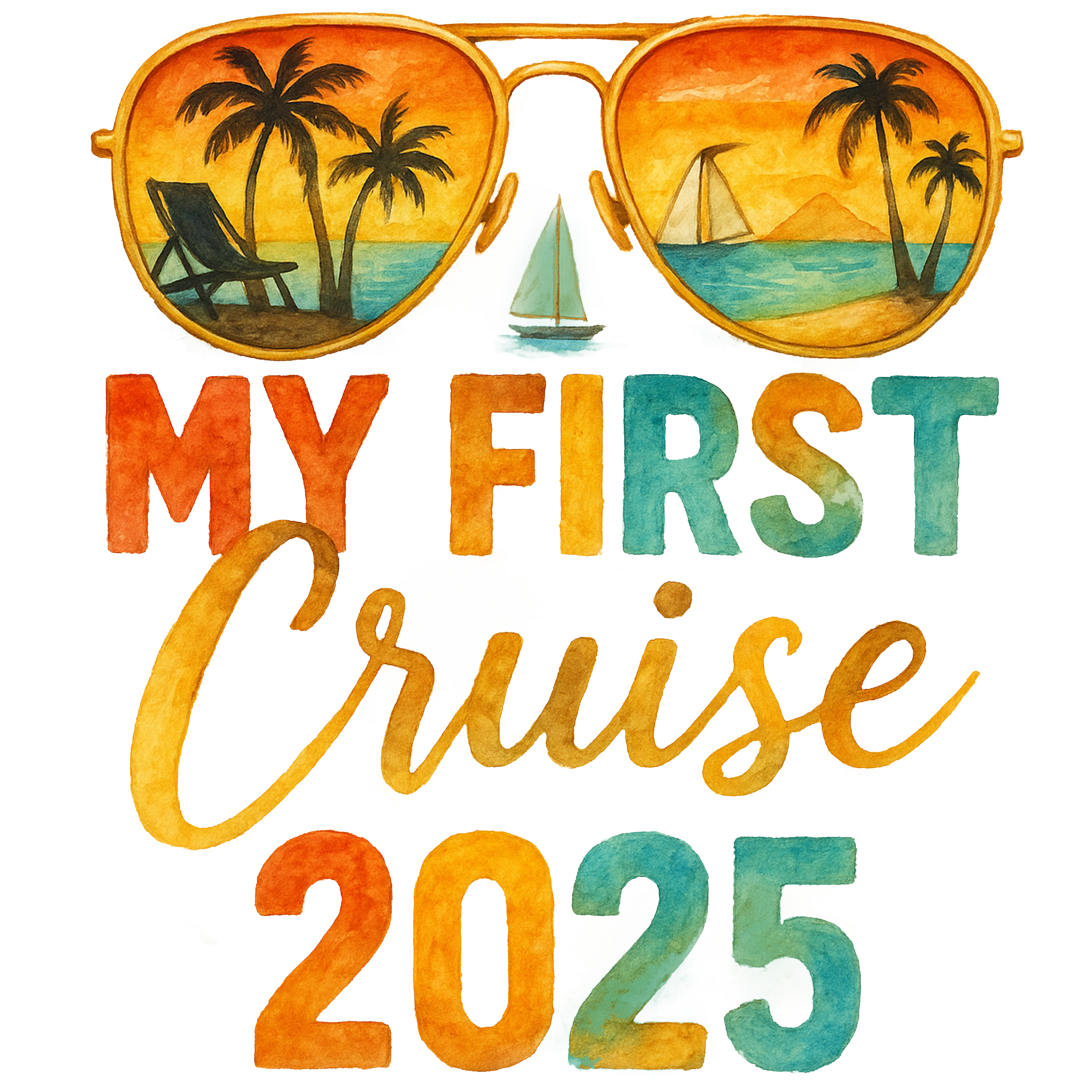 My First Cruise 2025 DTF Transfer