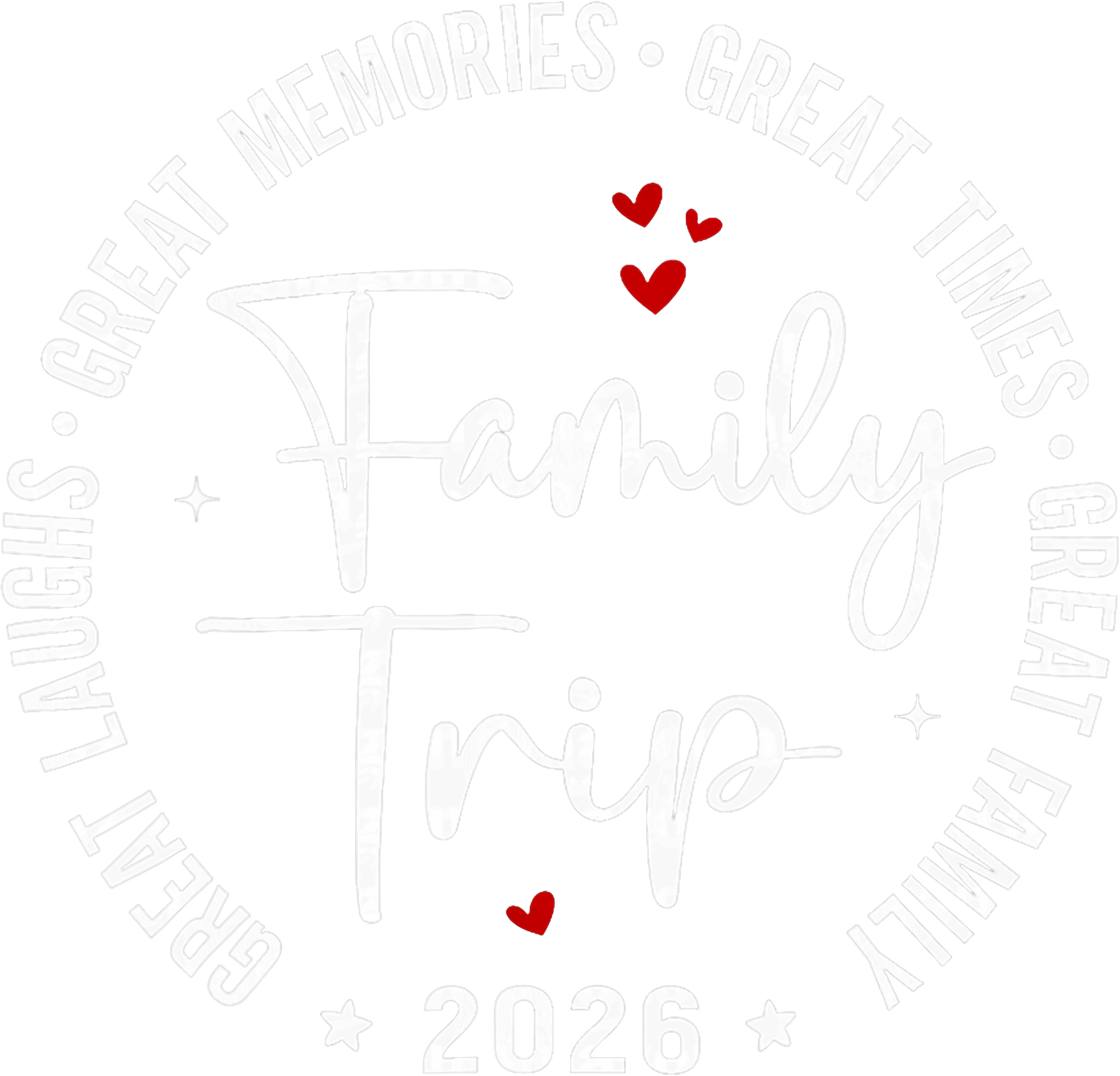 Family Trip Great Memories DTF Transfer