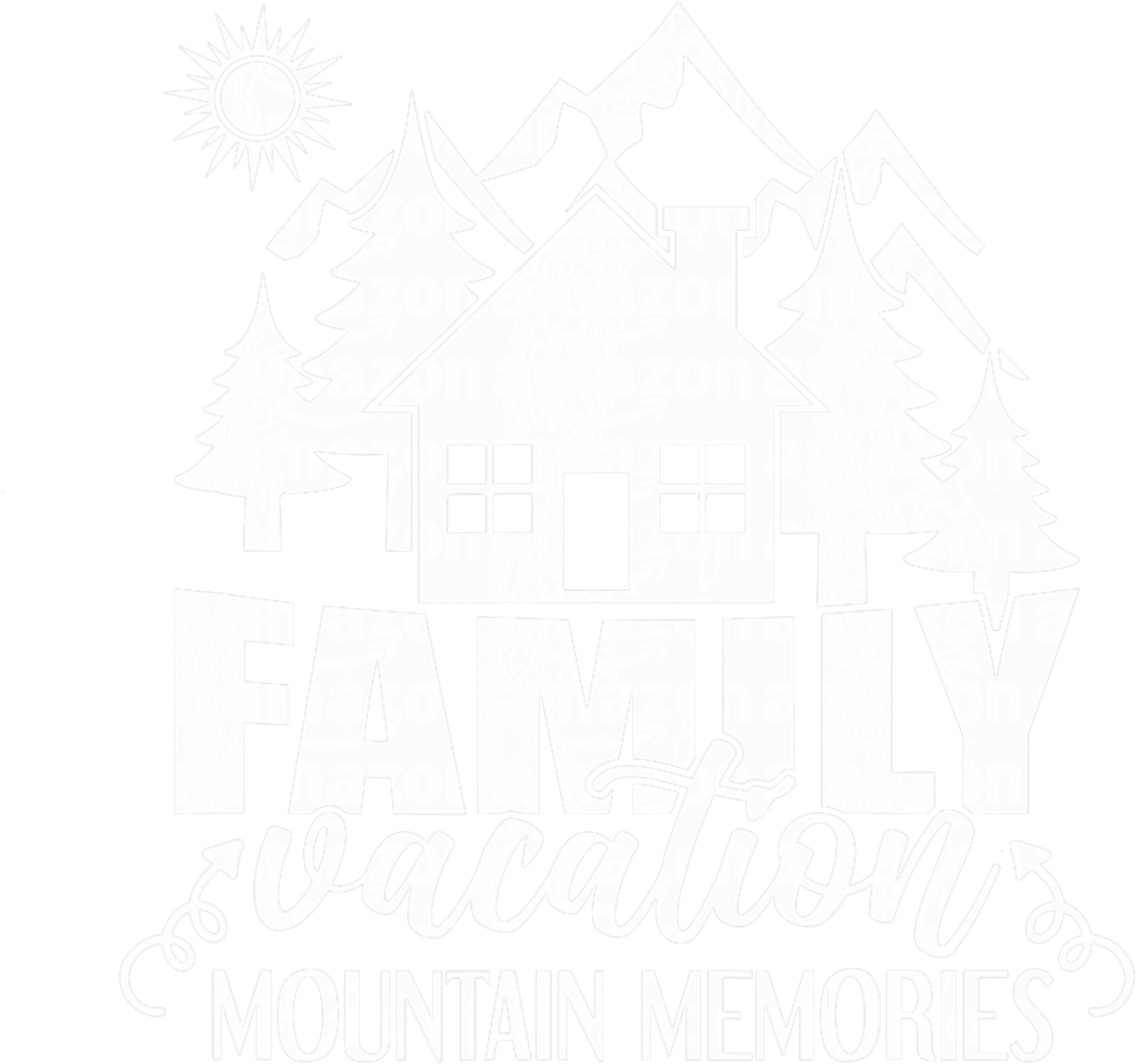 Family Mountain Vacation Memories DTF Transfer