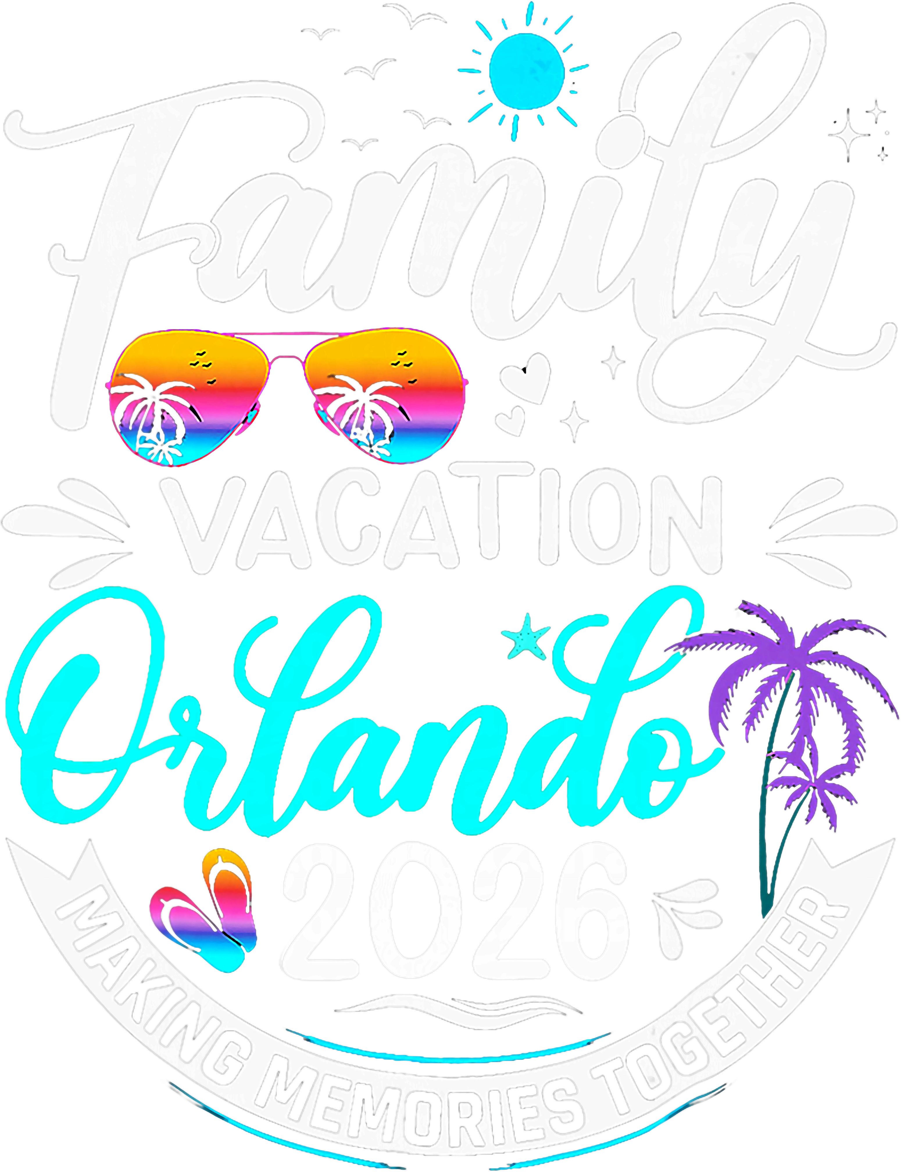 Orlando Family Vacation DTF Transfer
