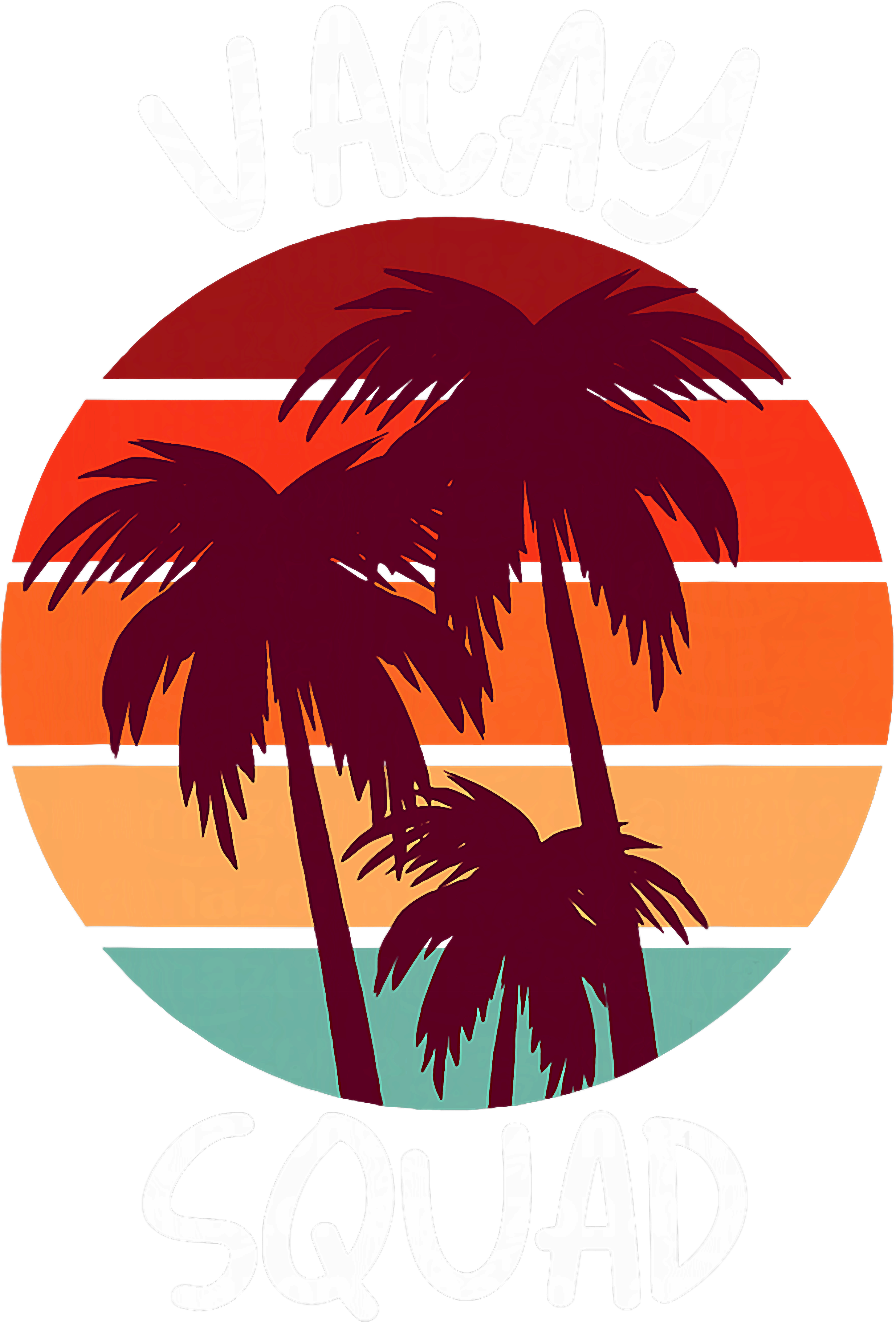 Tropical Vacation Squad DTF Transfer