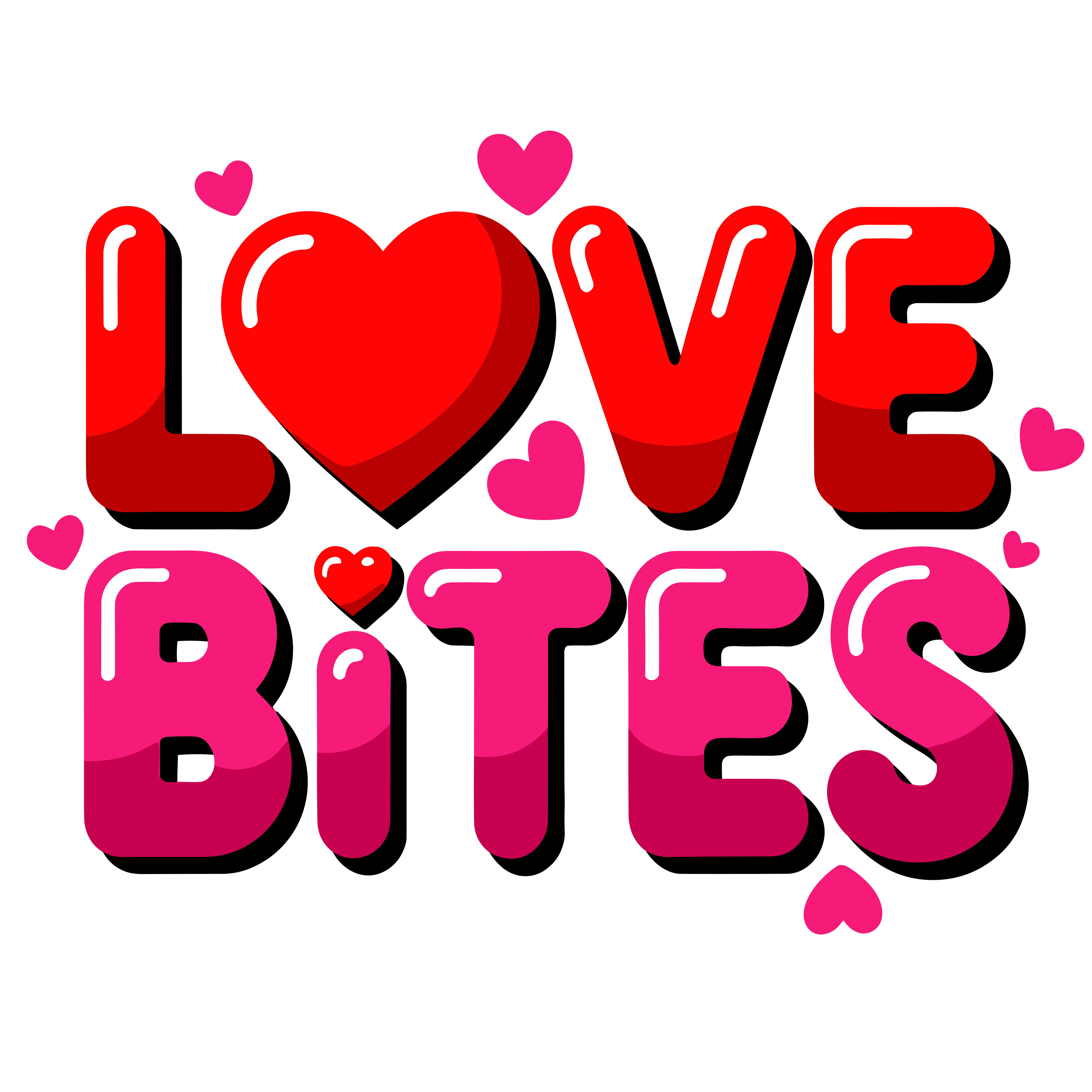 Love Bites Valentine DTF Transfer