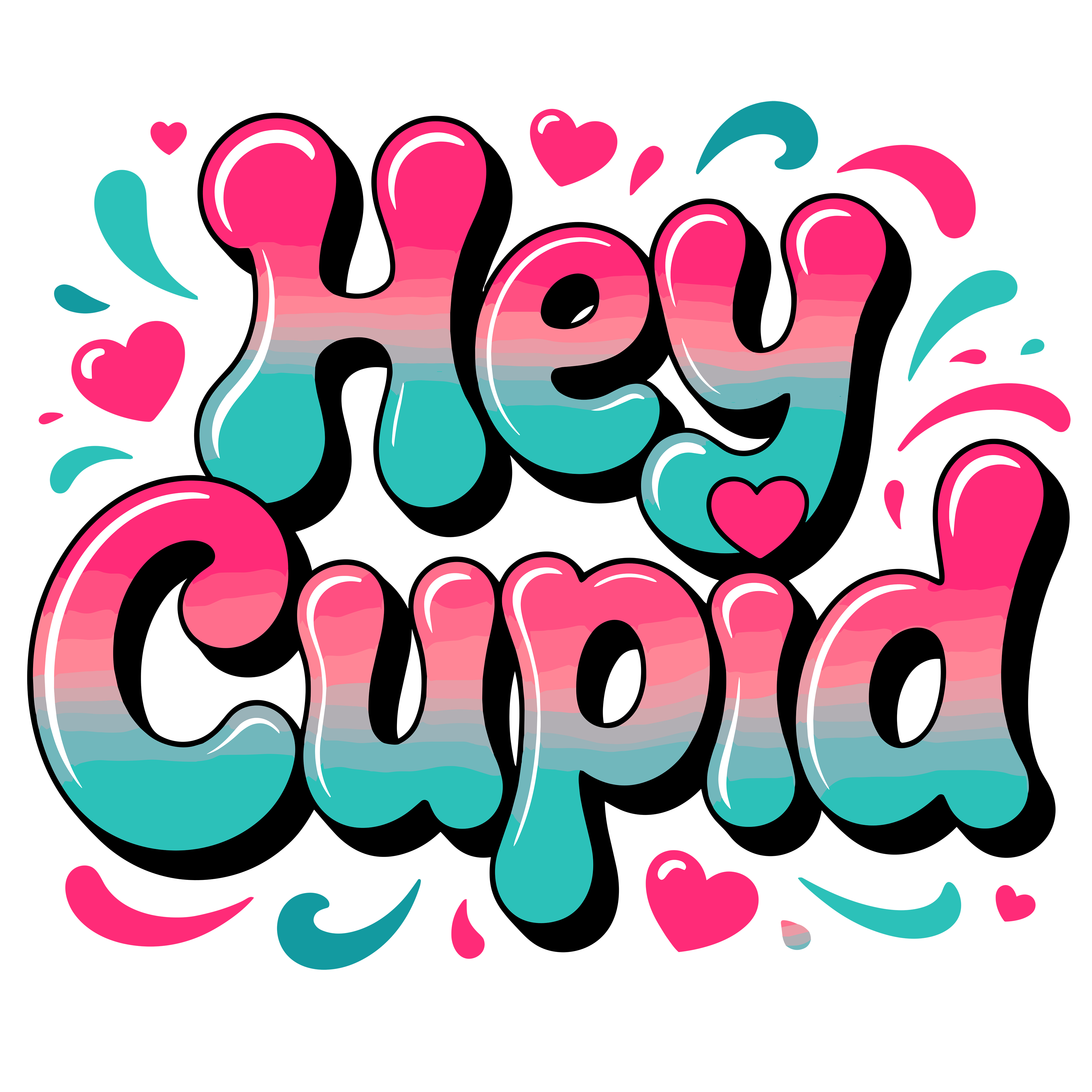 Hey Cupid Valentine DTF Transfer