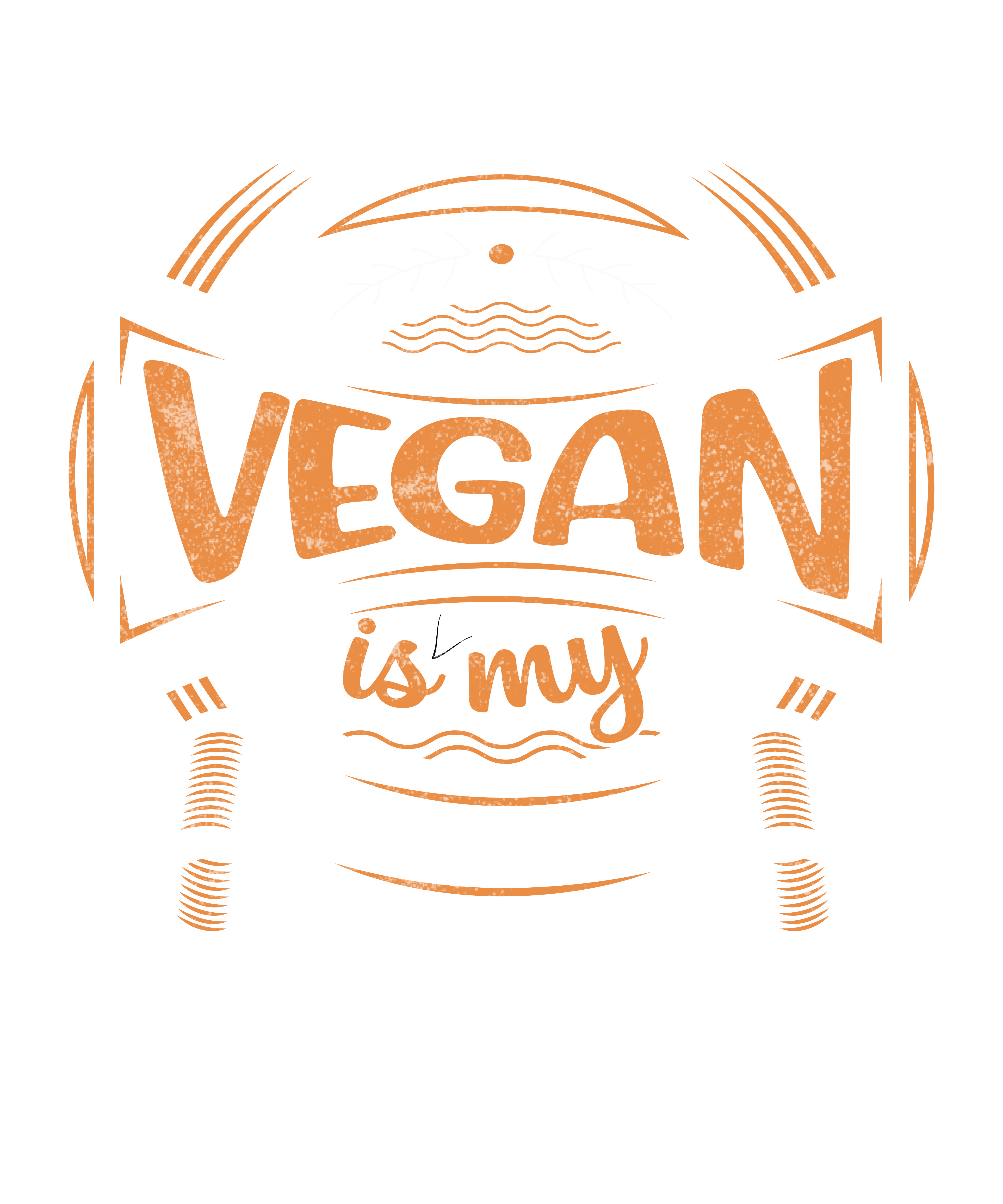 Vegan Is My Superpower DTF Transfer