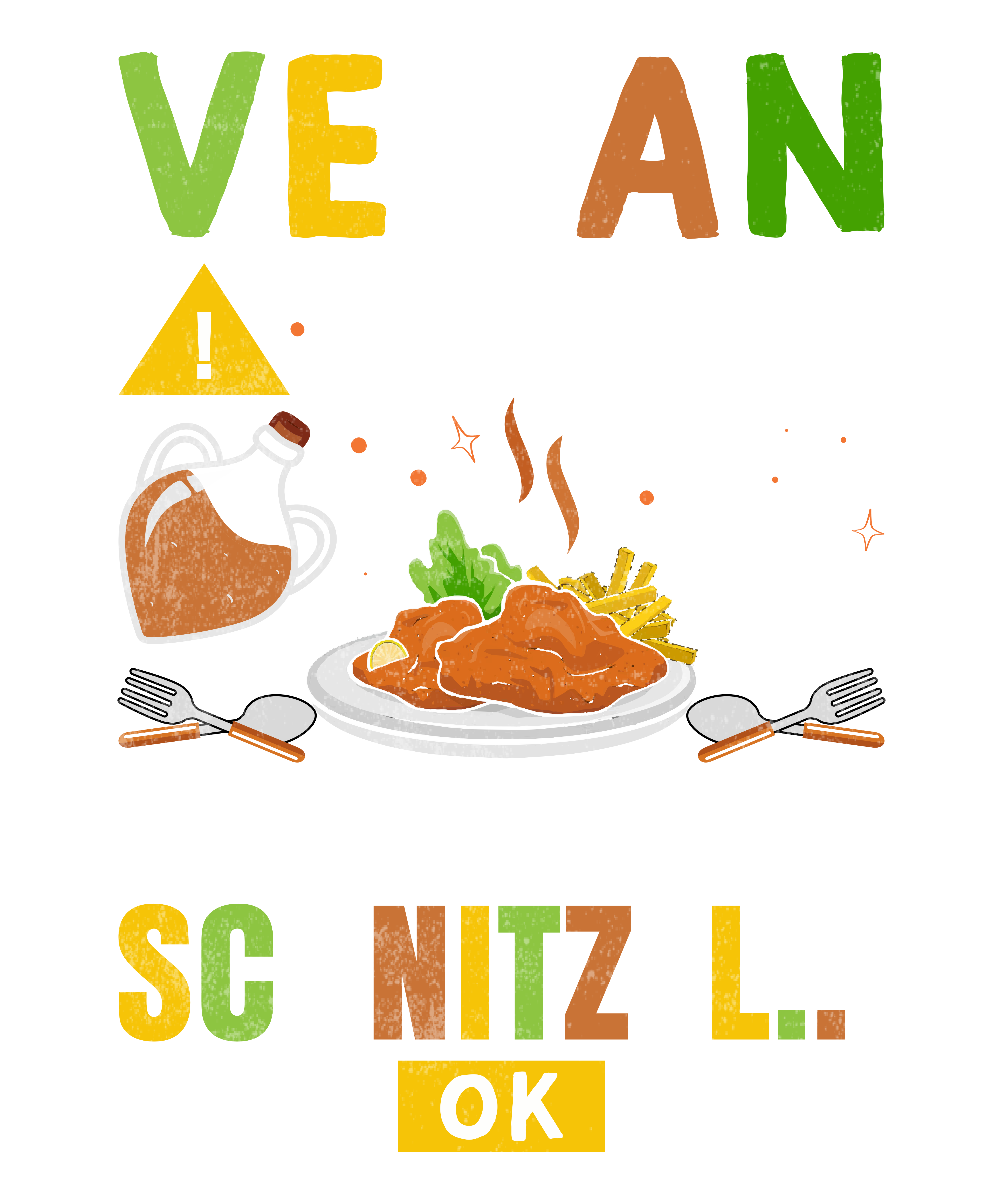 Vegan Error Please Install Schnitzel OK DTF Transfer