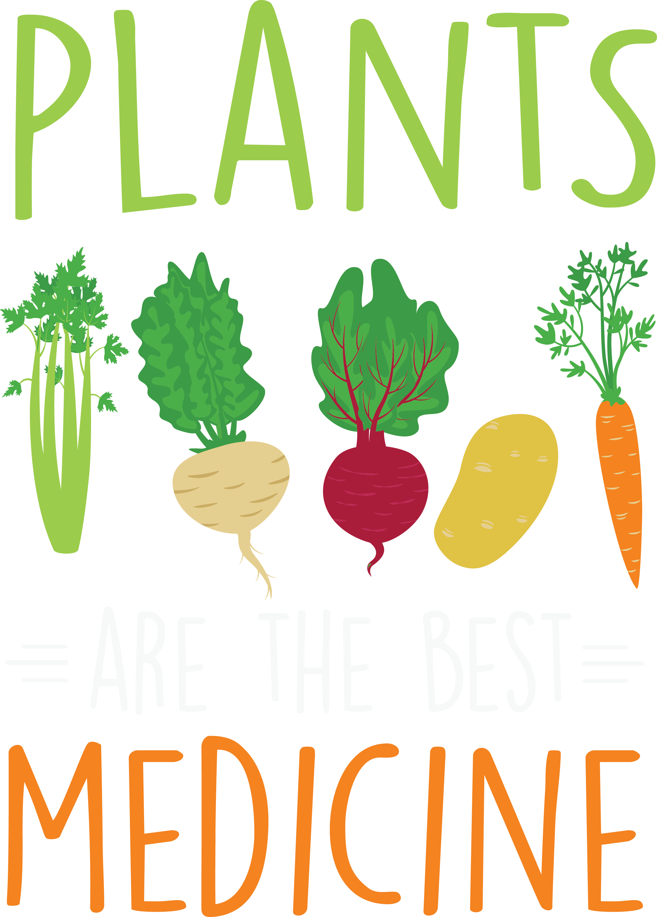 Plants Are The Best Medicine DTF Transfer