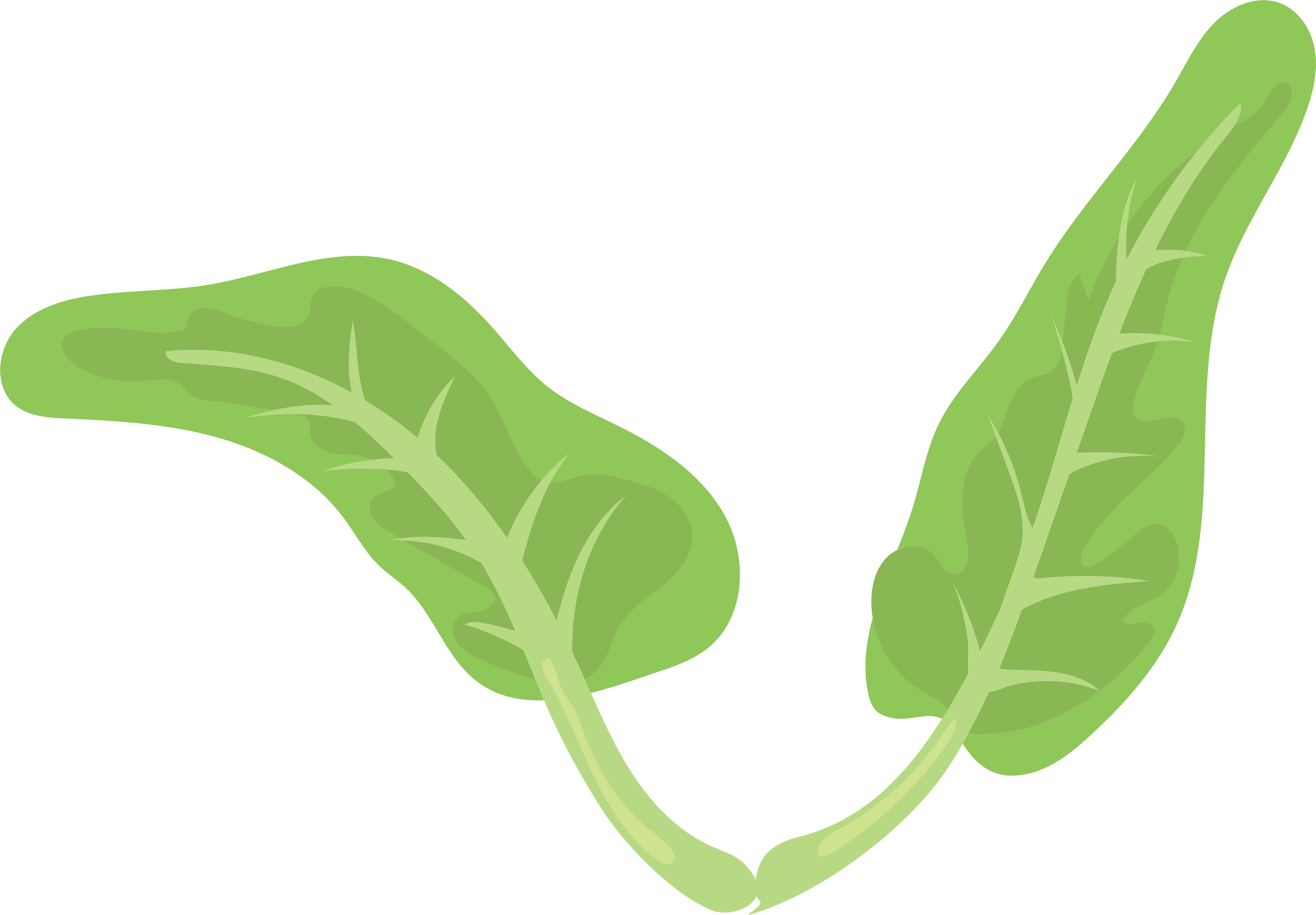 Vegan Leaves DTF Transfer