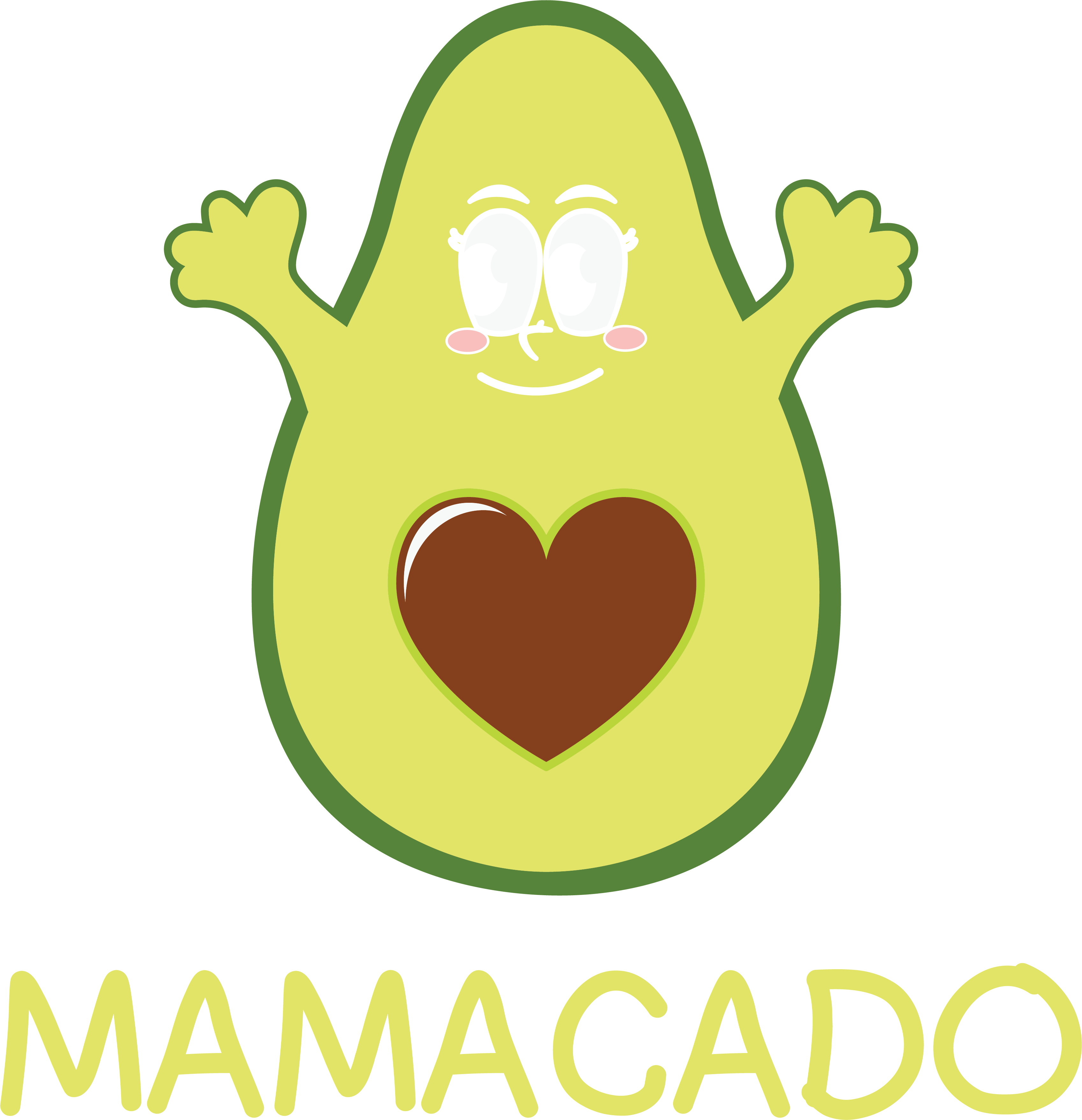 Mamacado Avocado Mom DTF Transfer