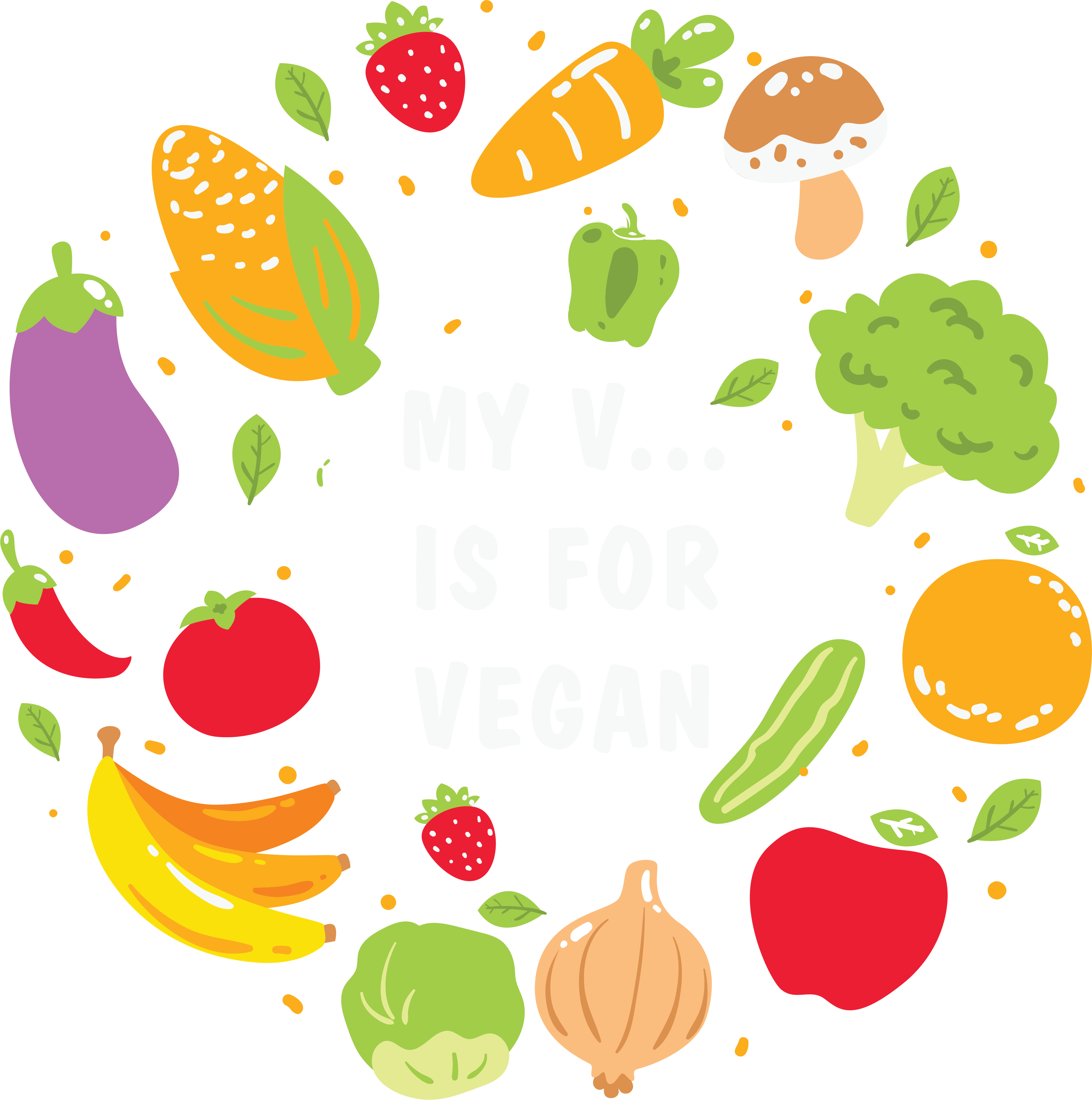 My V Is For Vegan DTF Transfer