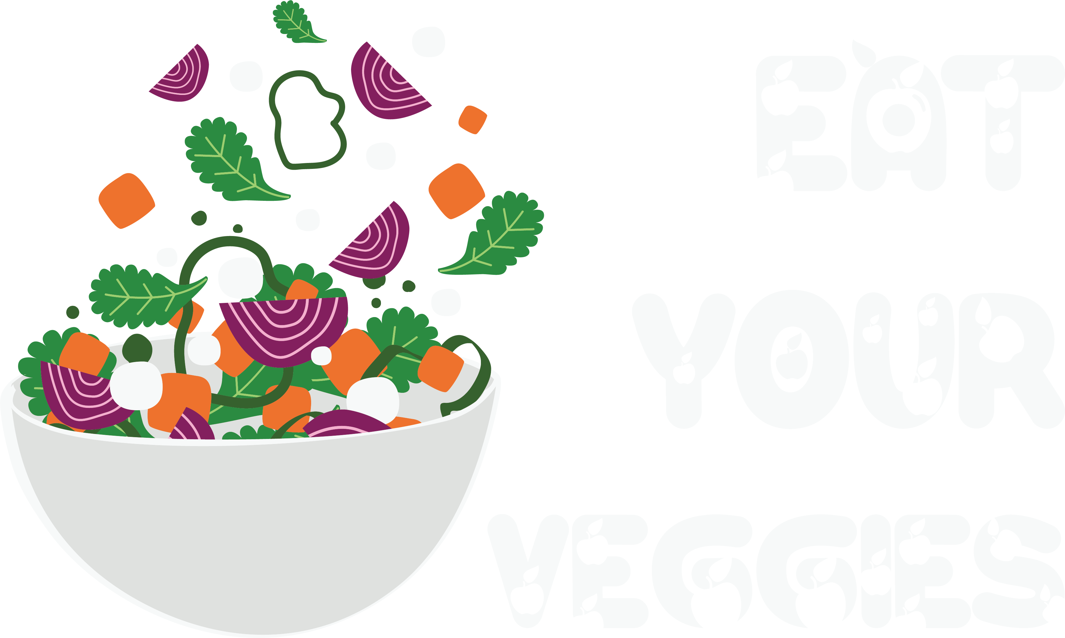 Eat Your Veggies DTF Transfer