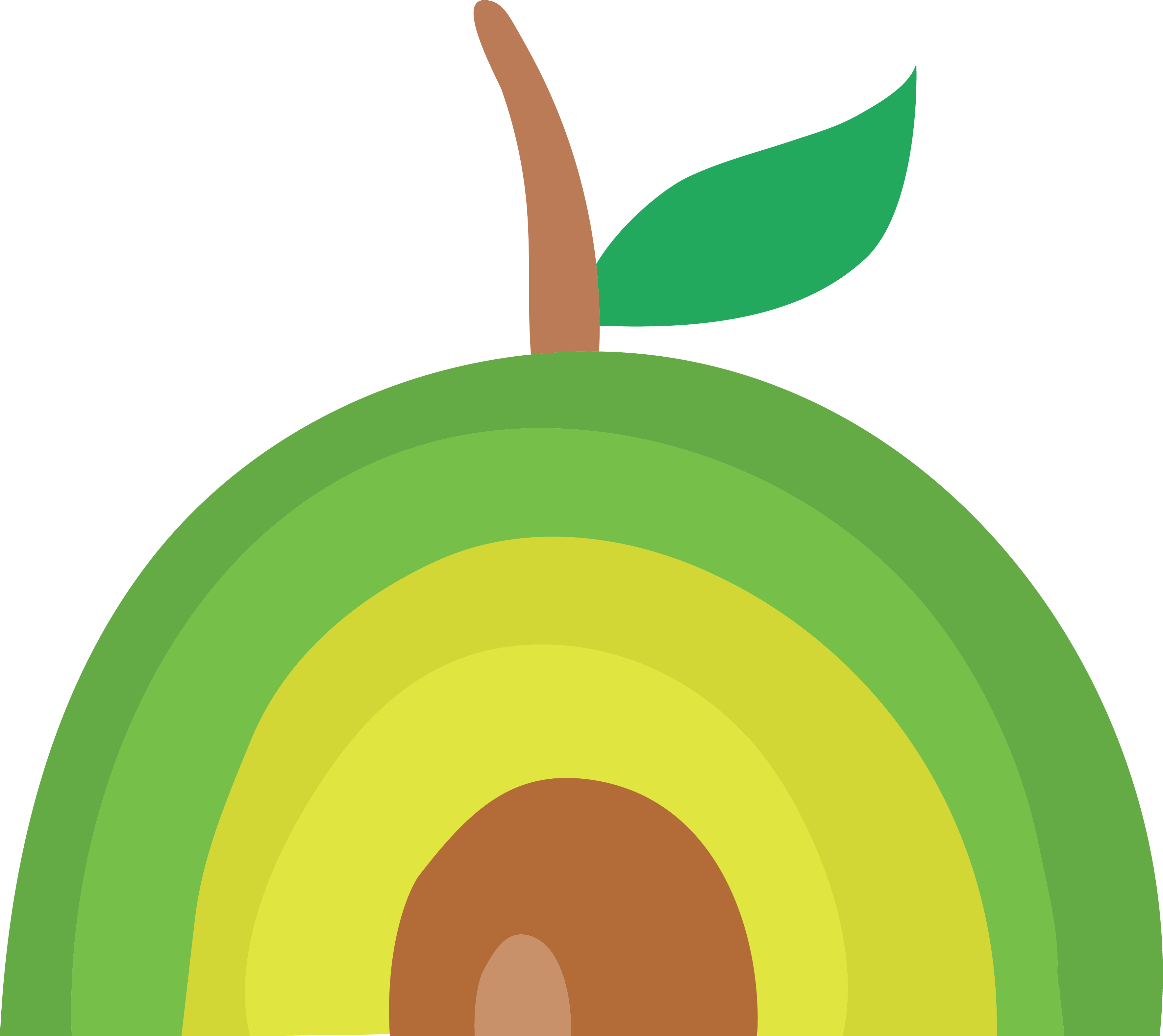 Avocado Icon DTF Transfer