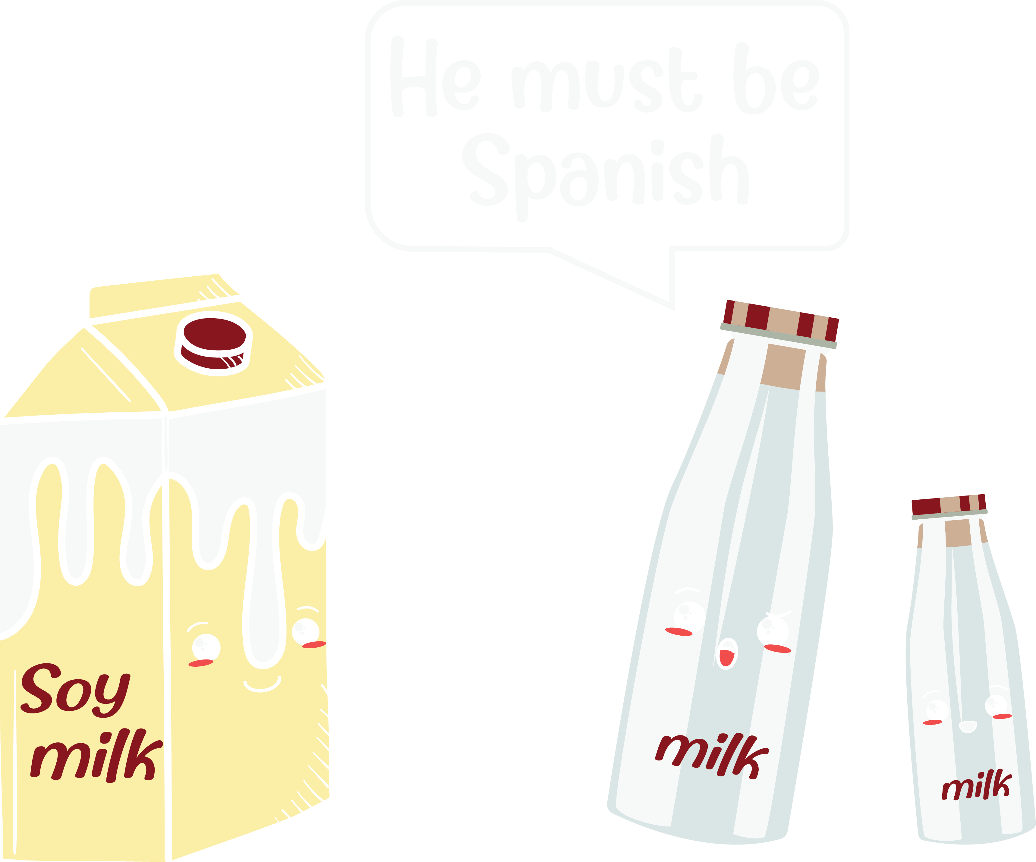 He Must Be Spanish DTF Transfer