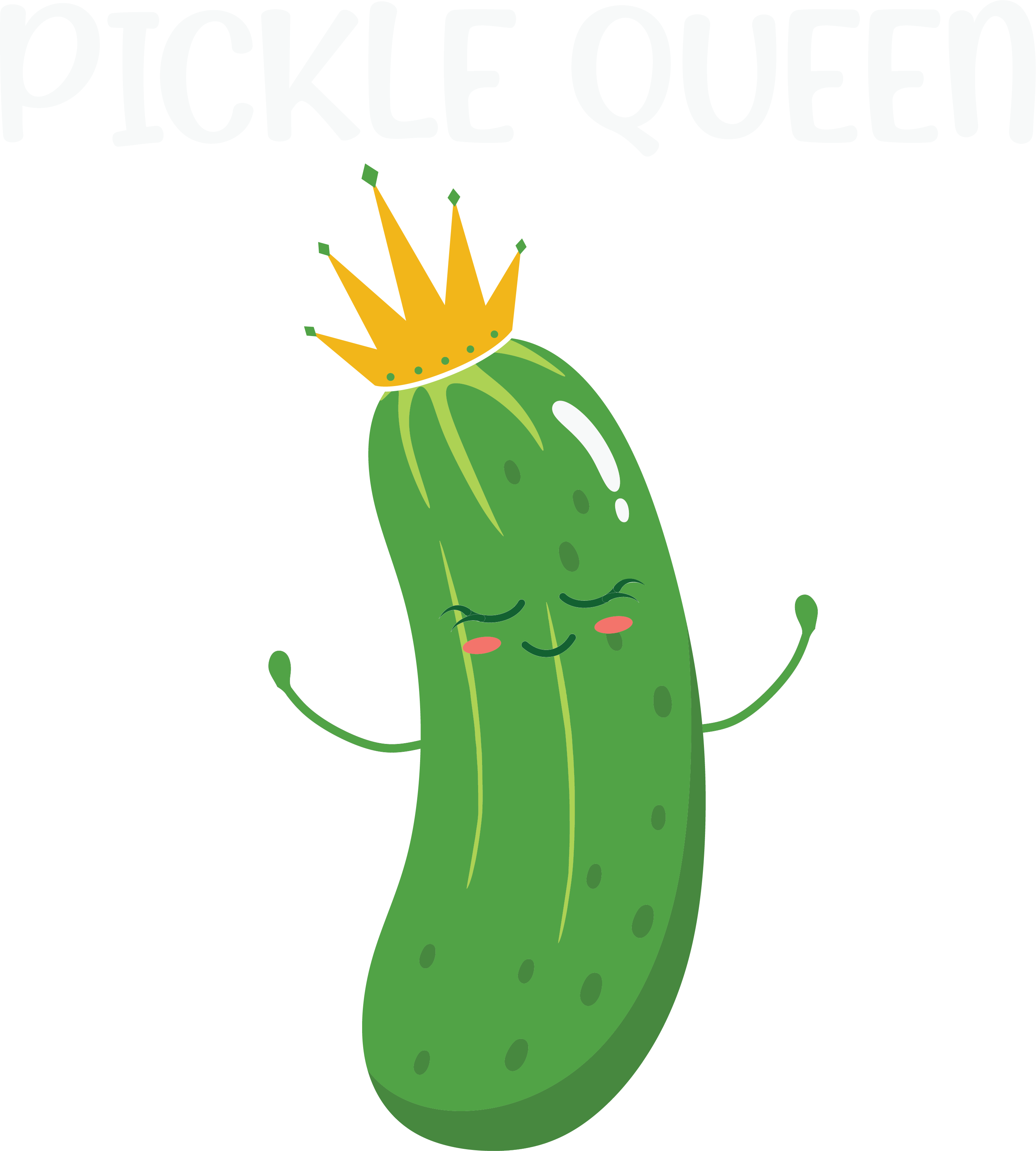 Pickle Queen DTF Transfer