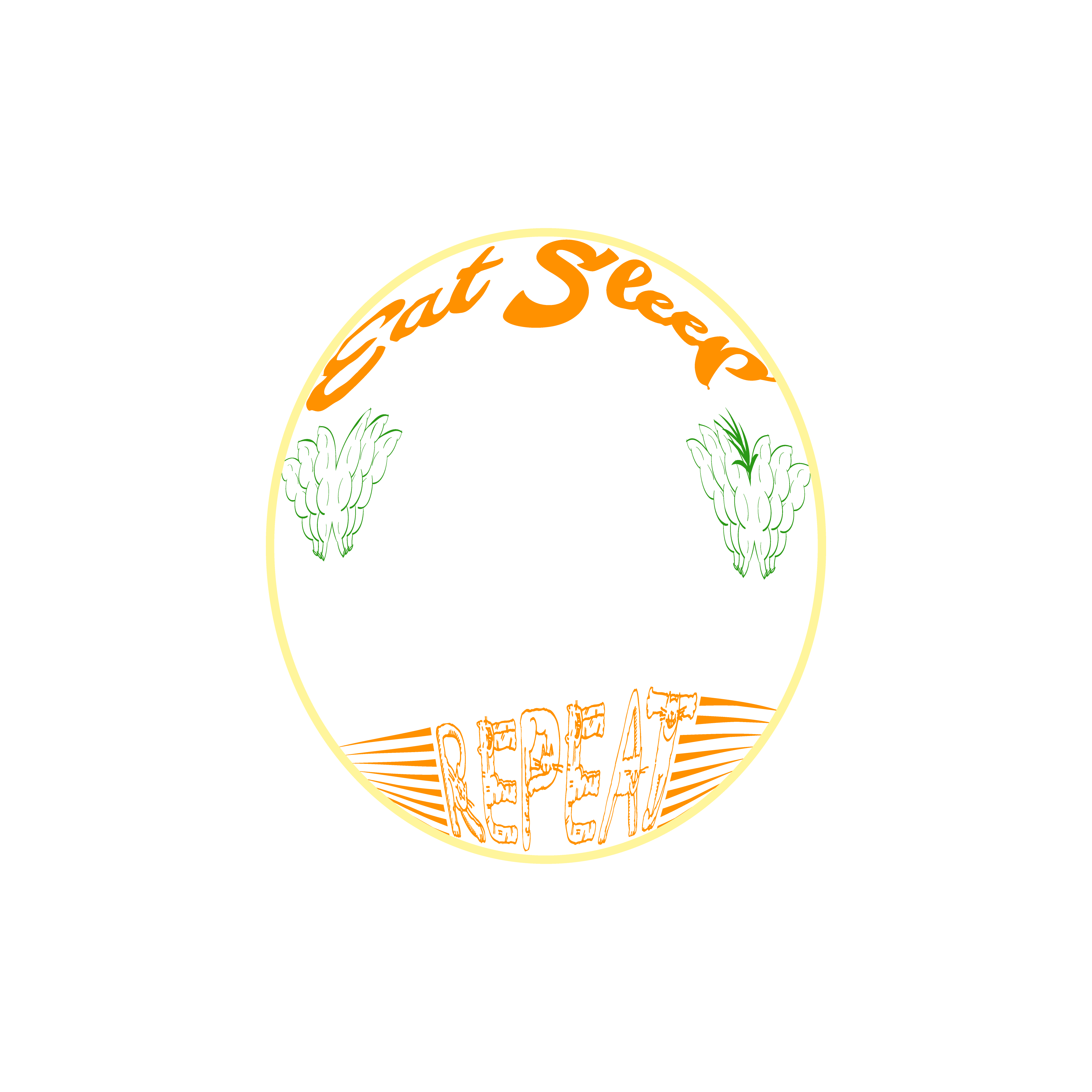 Eat Sleep Save Animals Repeat DTF Transfer