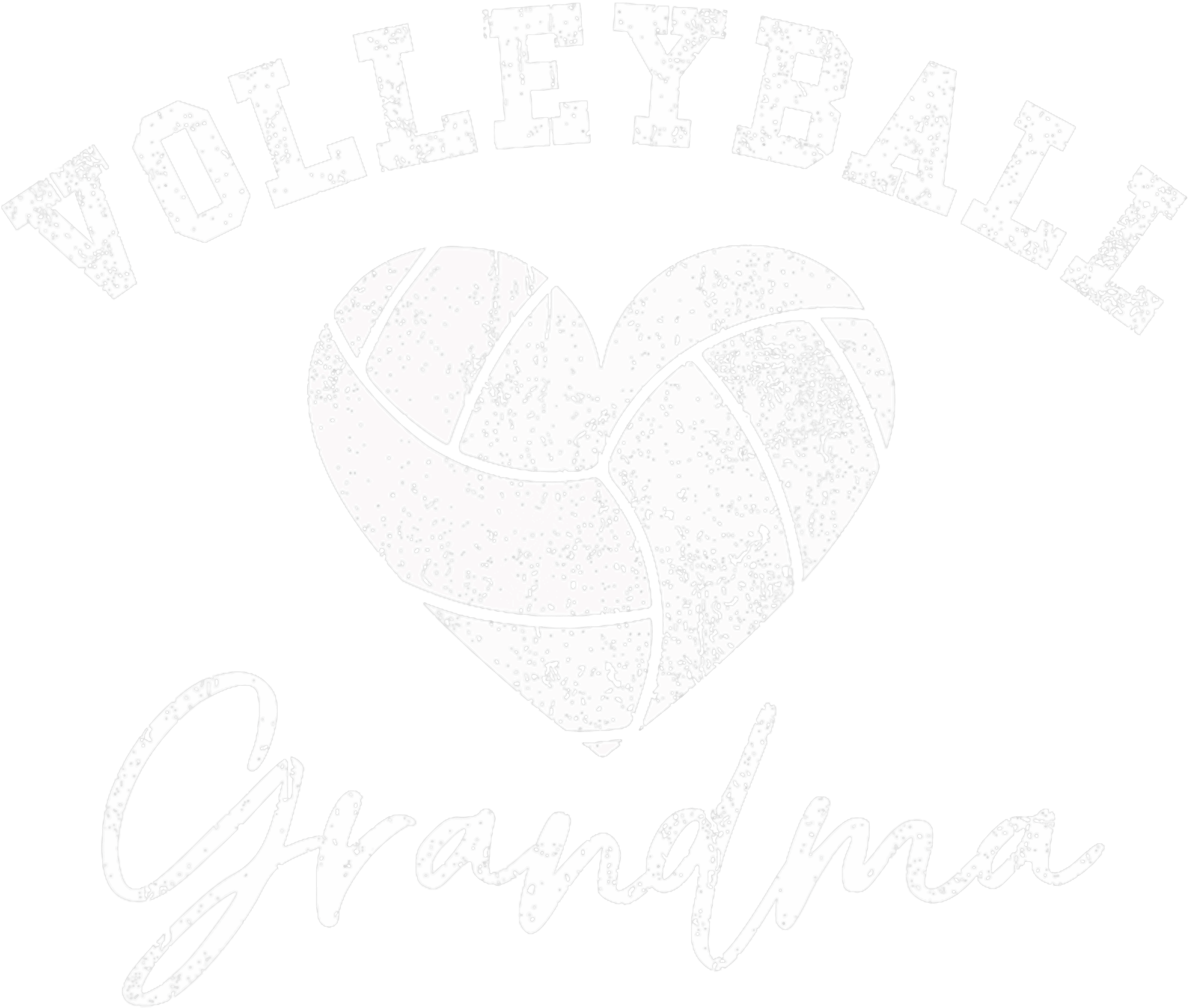 Volleyball Love Grandma DTF Transfer